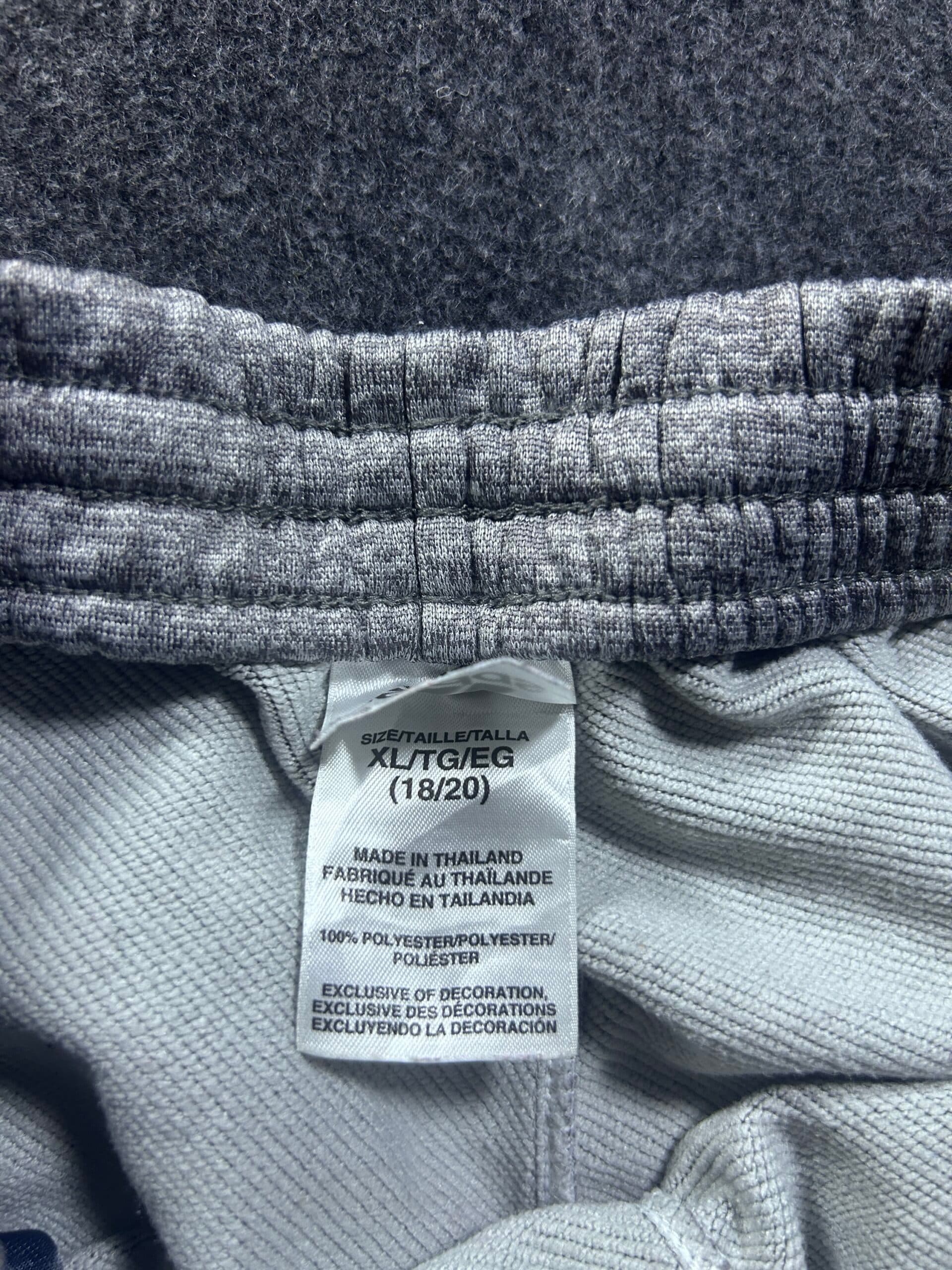 Adidas thrift track pants India close-up