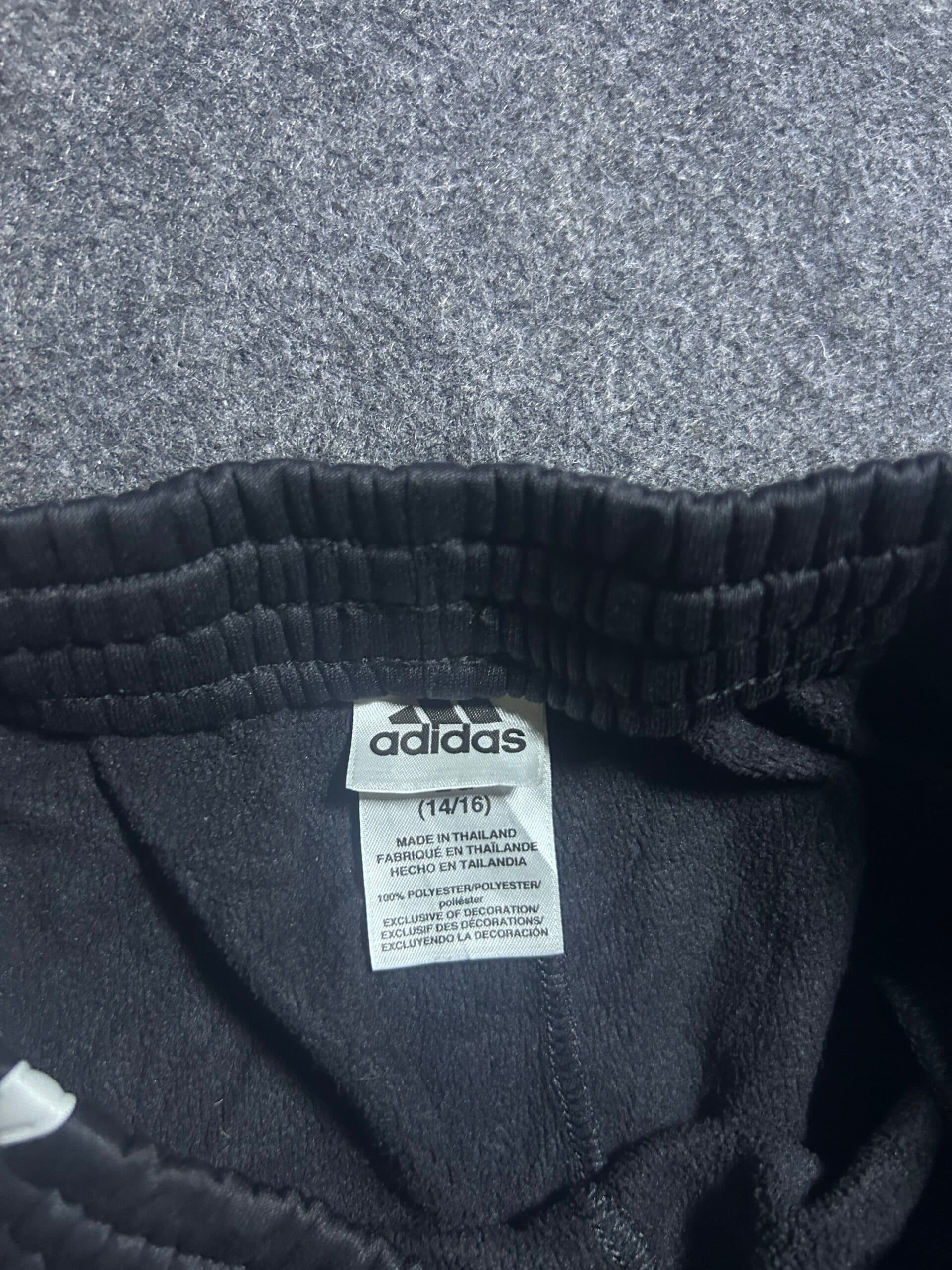 Adidas thrift track pants India detail view