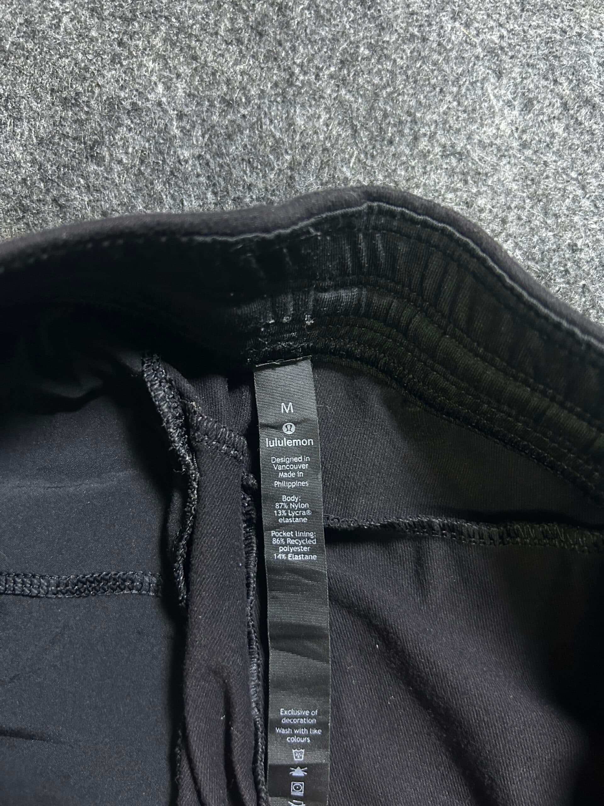 Branded thrift joggers India detail view