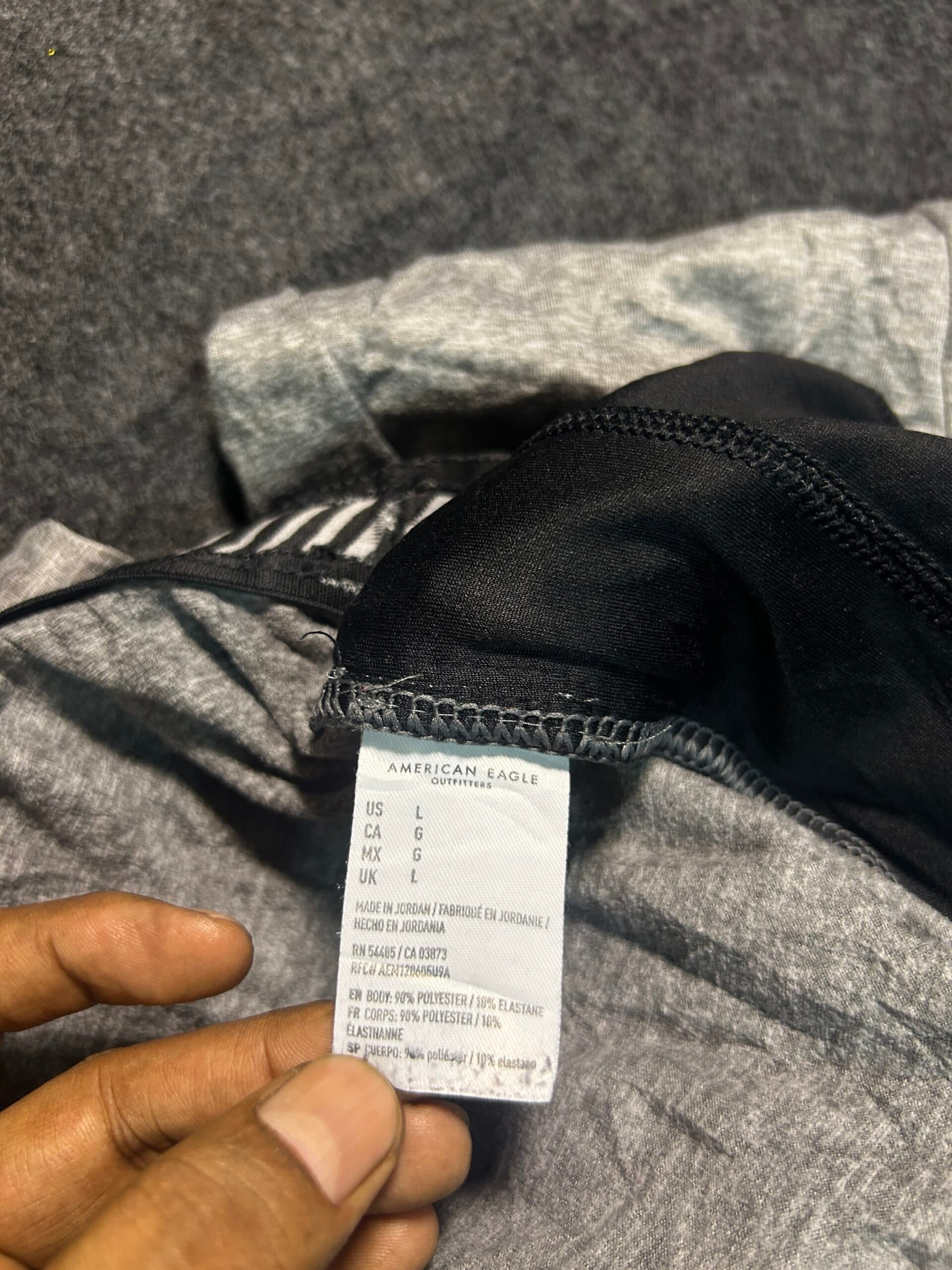Branded thrift joggers India close-up