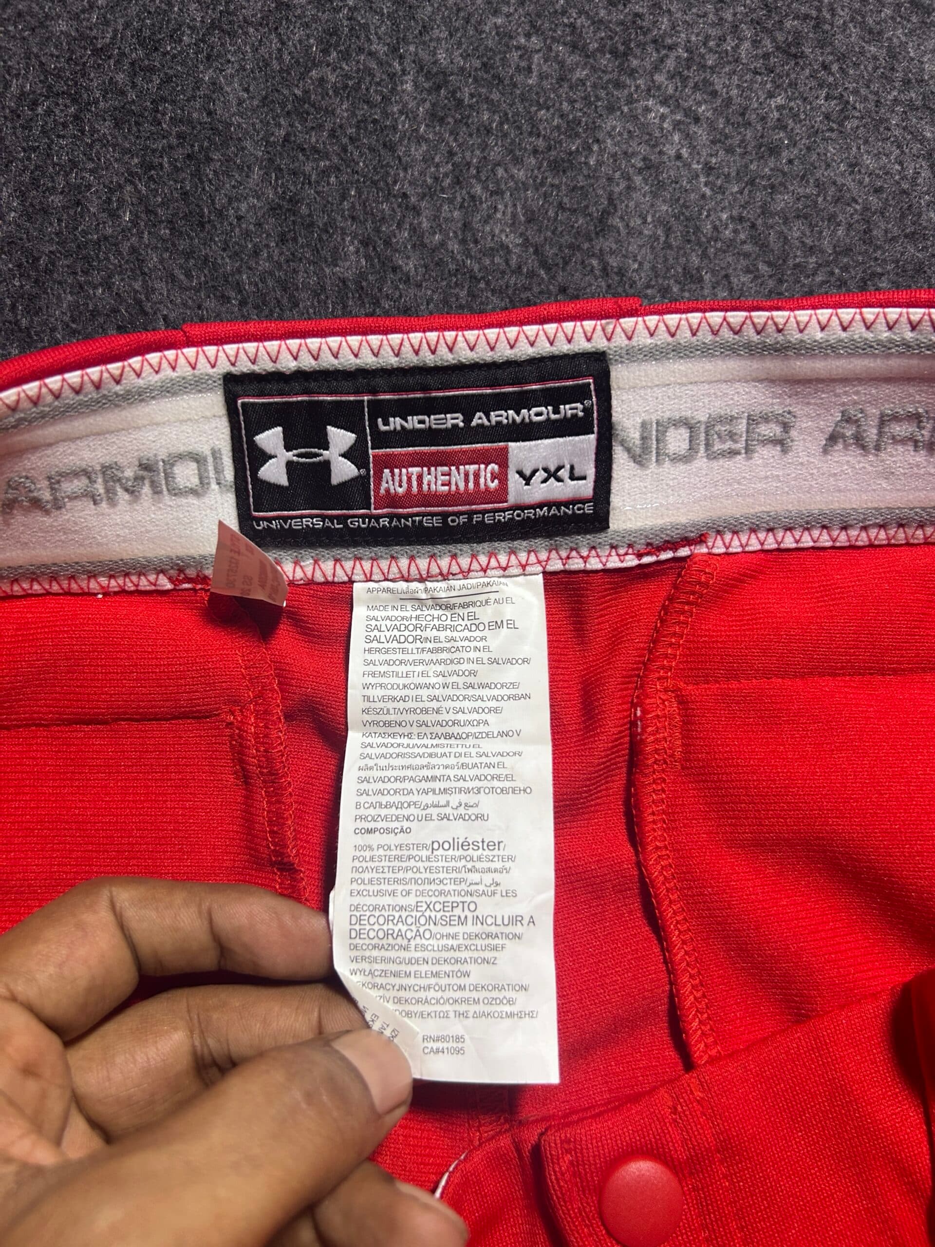 Under Armour thrift shorts India close-up