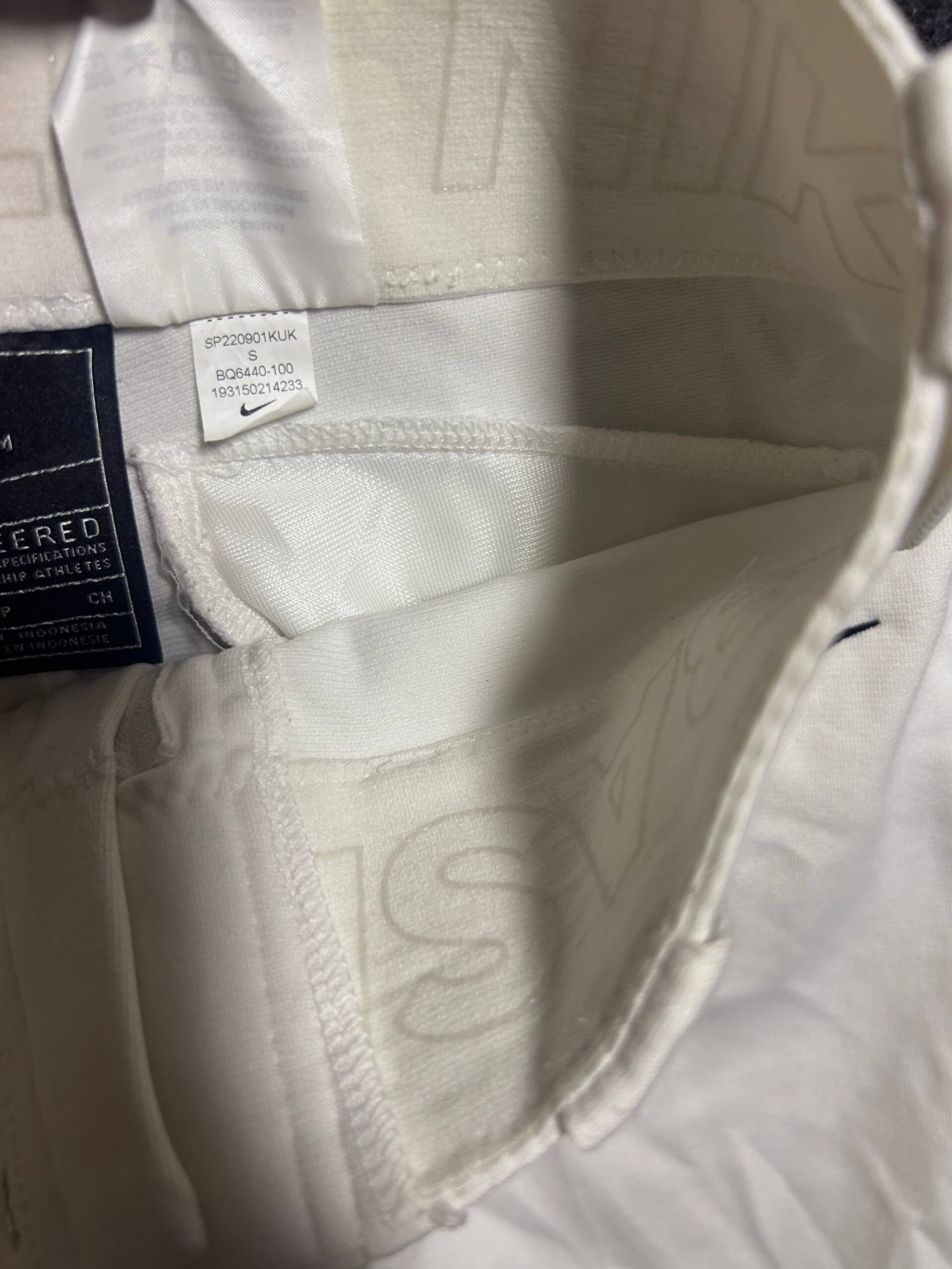 Nike thrift shorts India close-up