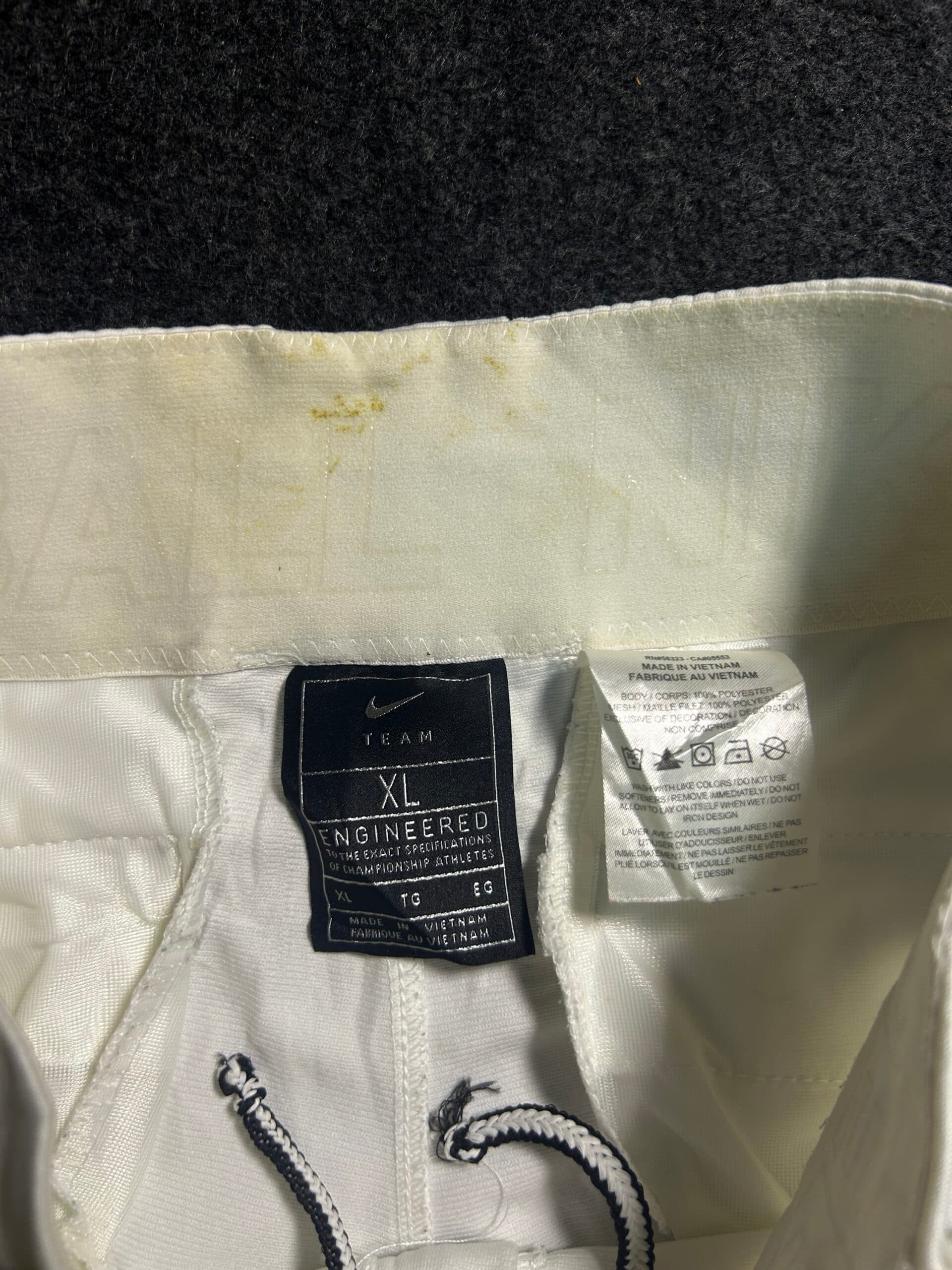 Nike thrift shorts India close-up