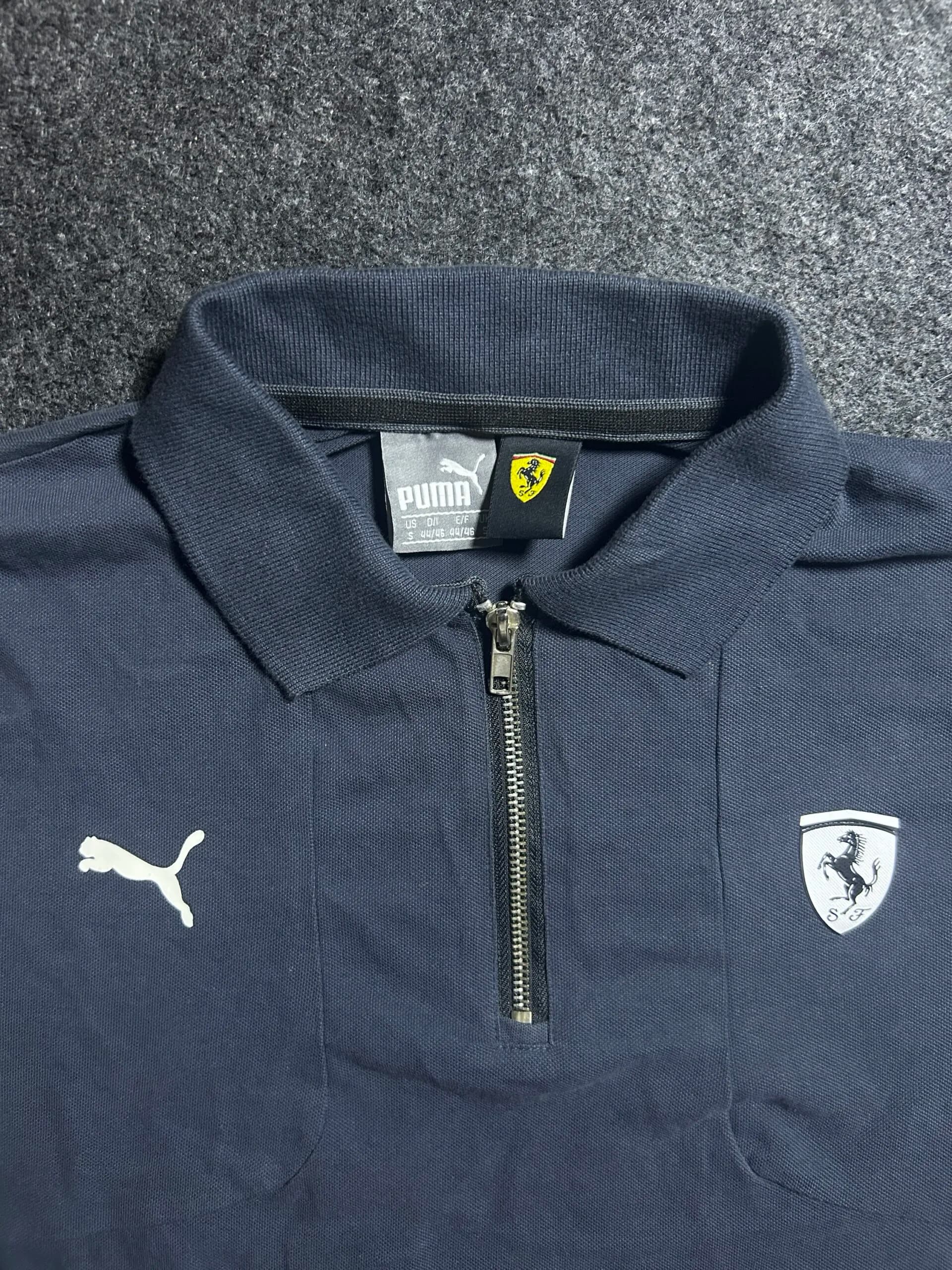 Puma thrift polo shirt India detail view