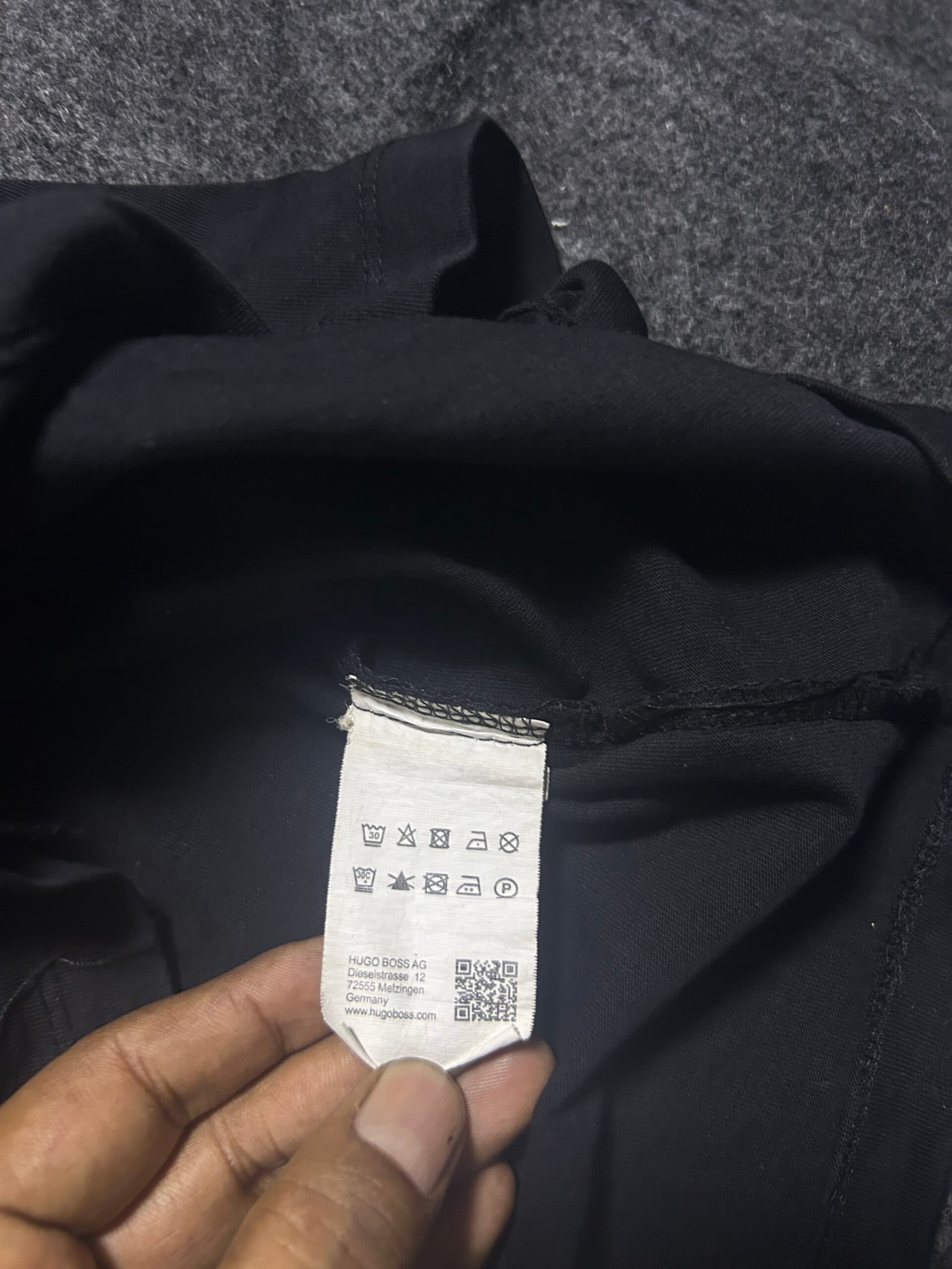 Branded thrift t-shirt India close-up