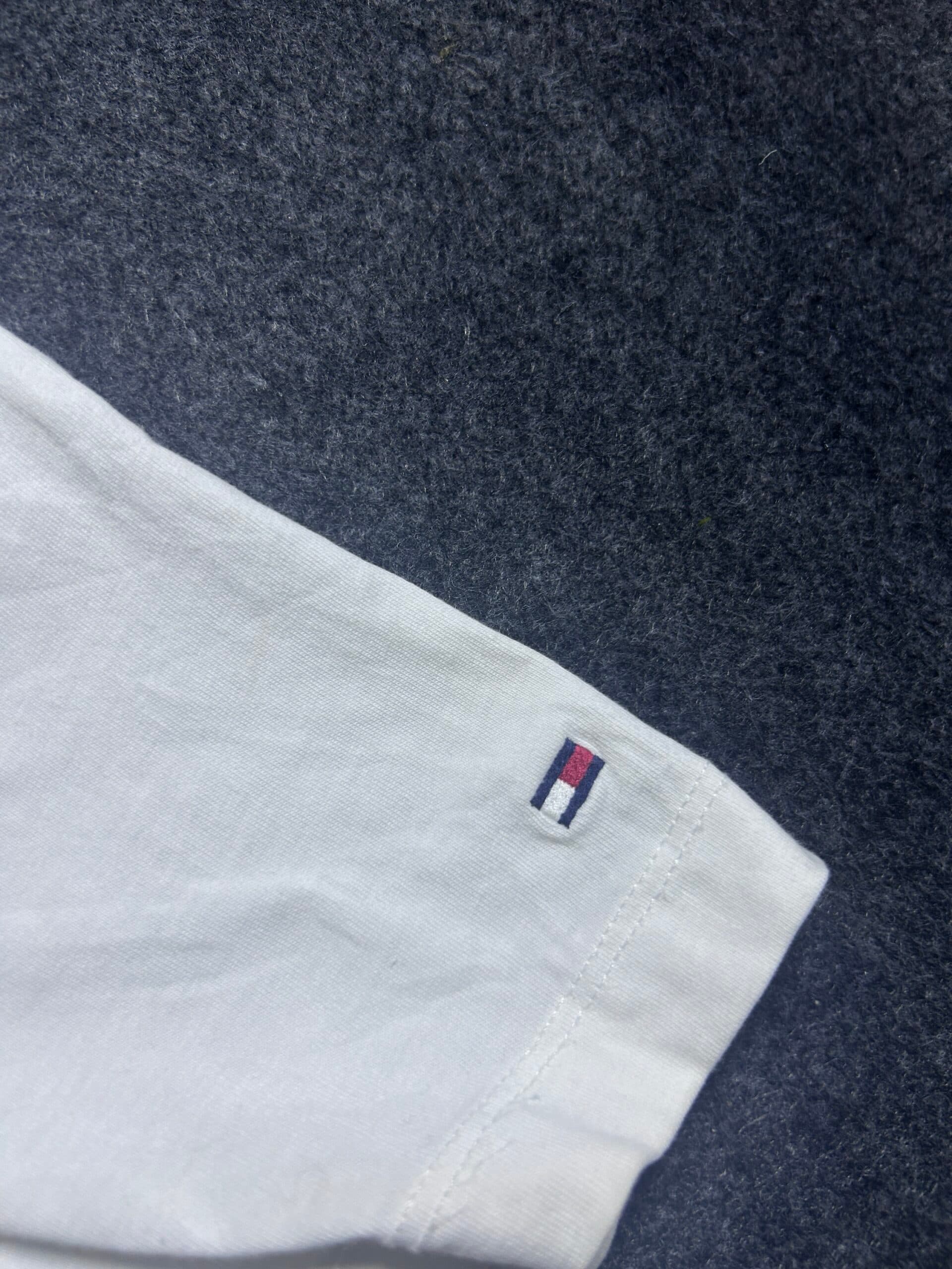 Tommy Hilfiger thrift t-shirt India close-up