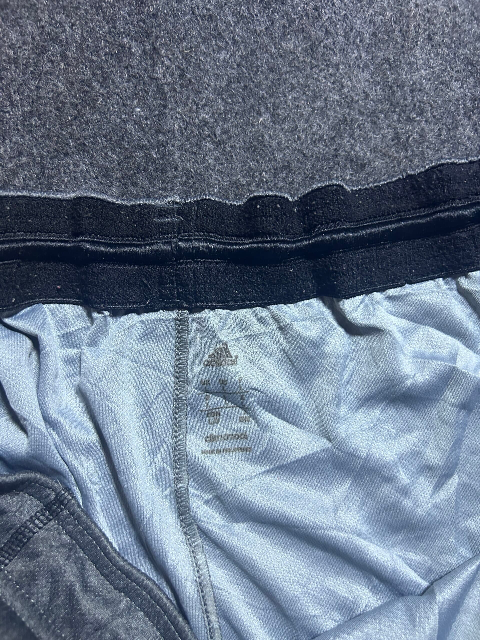Adidas Climalite thrift shorts India close-up