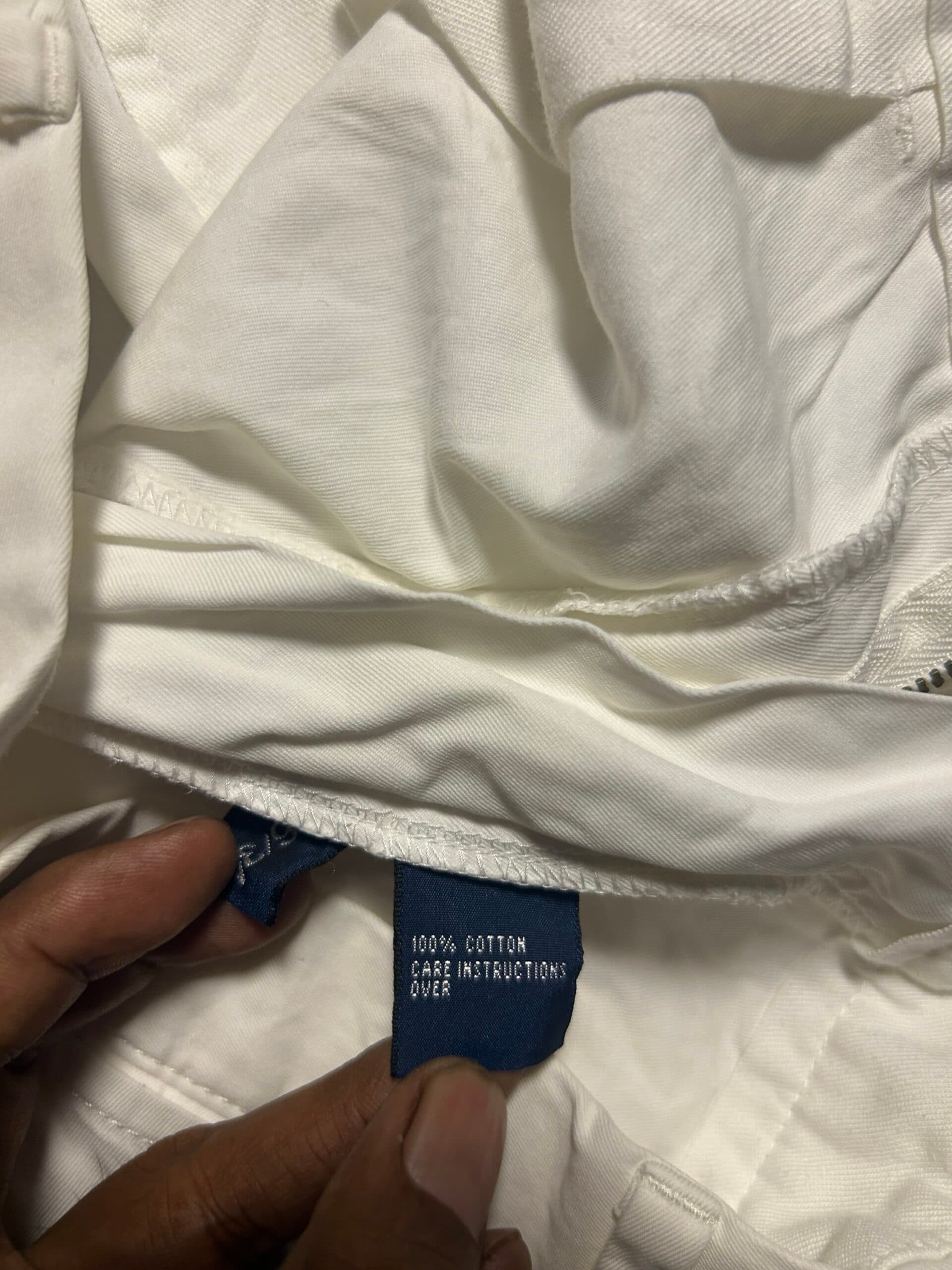 Ralph Lauren thrift trousers India close-up