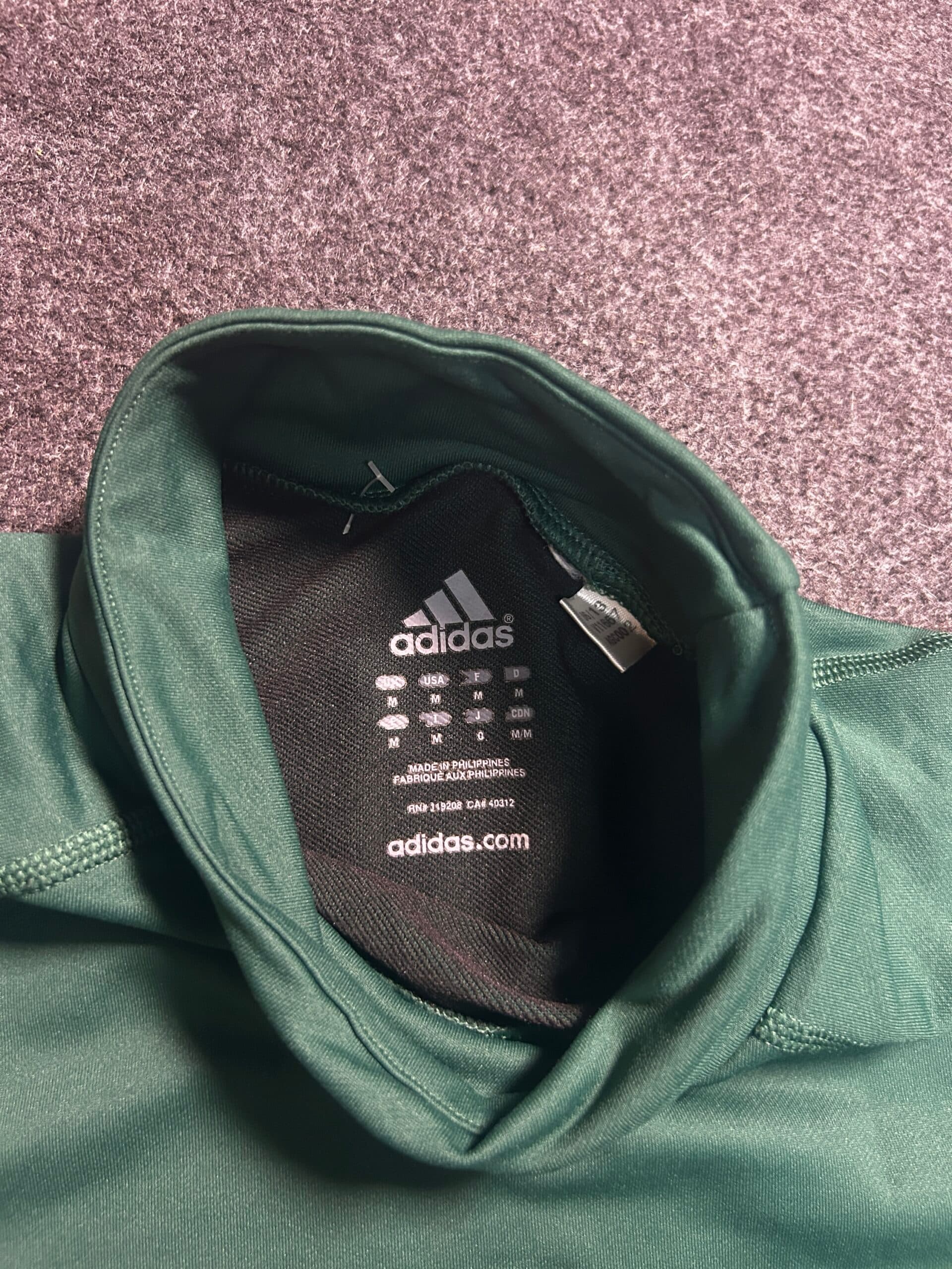 Adidas thrift compression wear India close-up