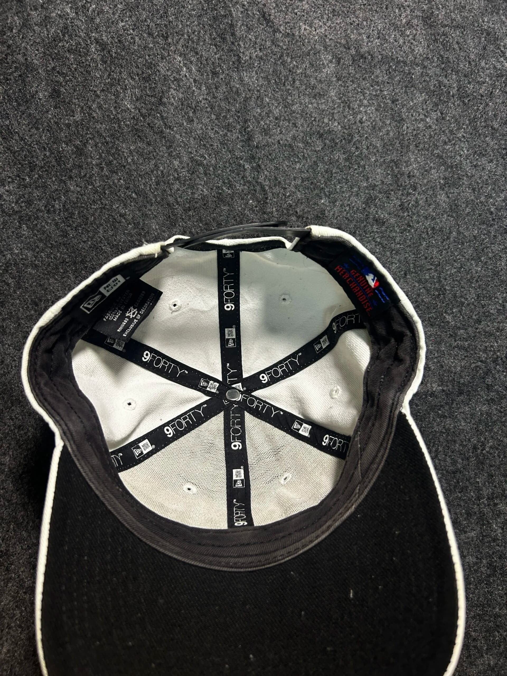 New Era NY Yankees Snapback Cap – White thrift clothing India back view