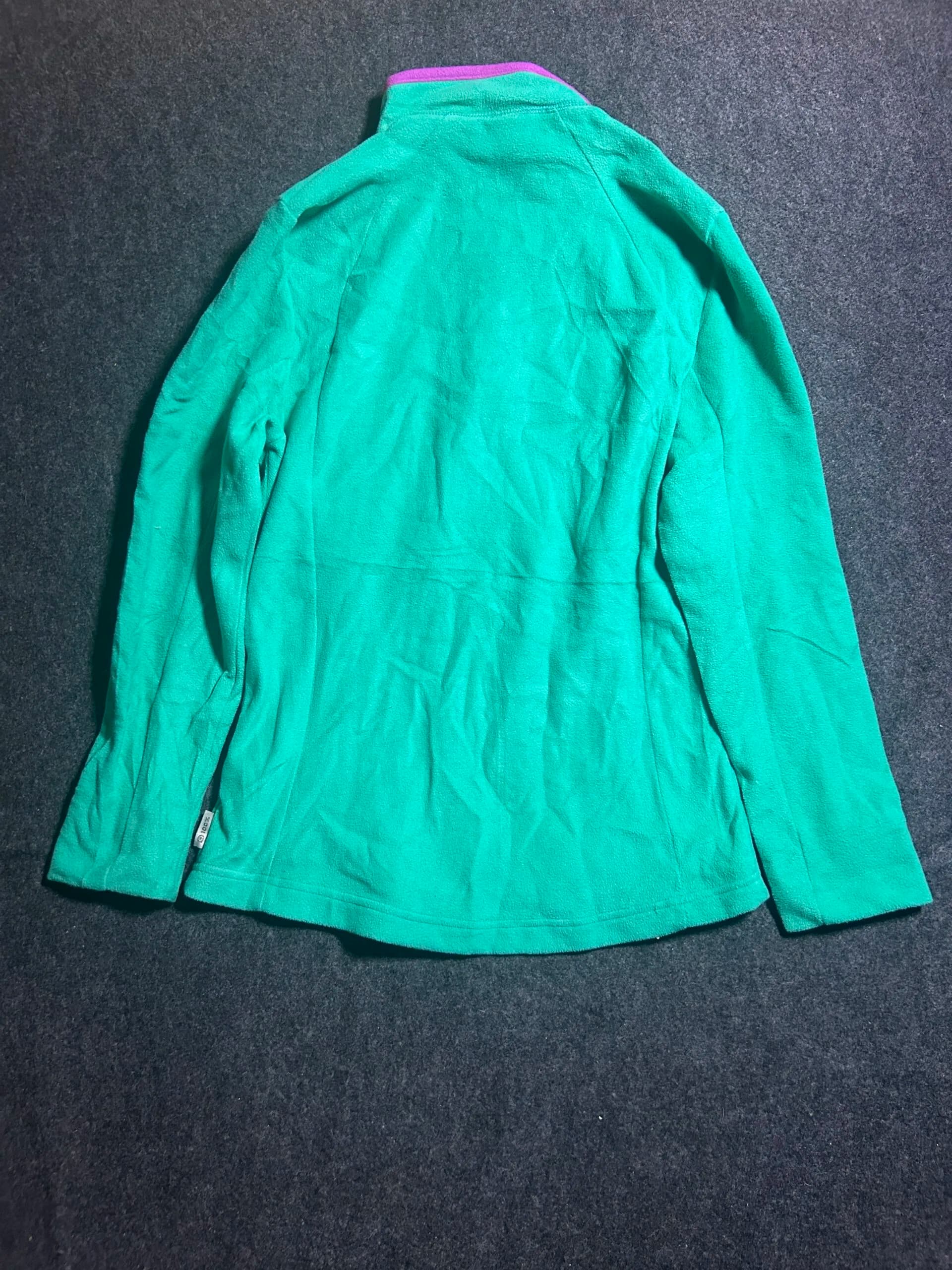 Branded thrift fleece jacket India back view