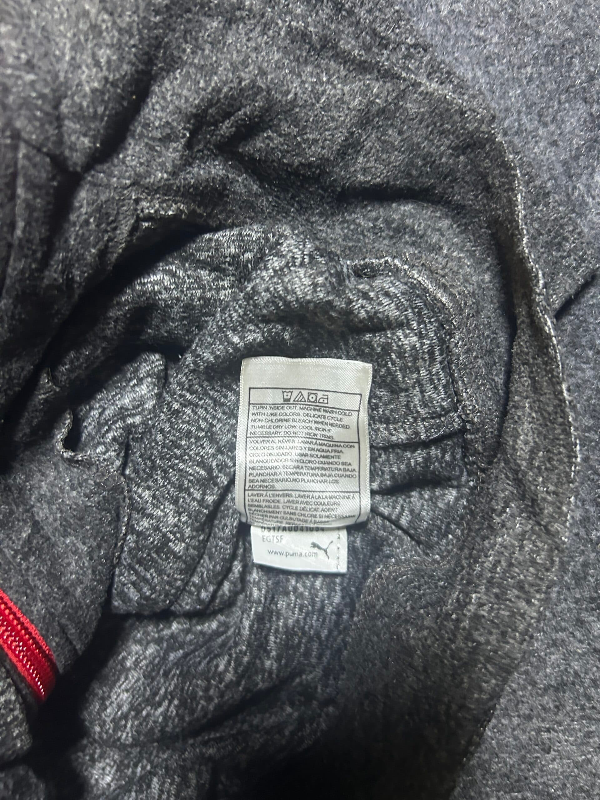 Puma thrift jacket India close-up