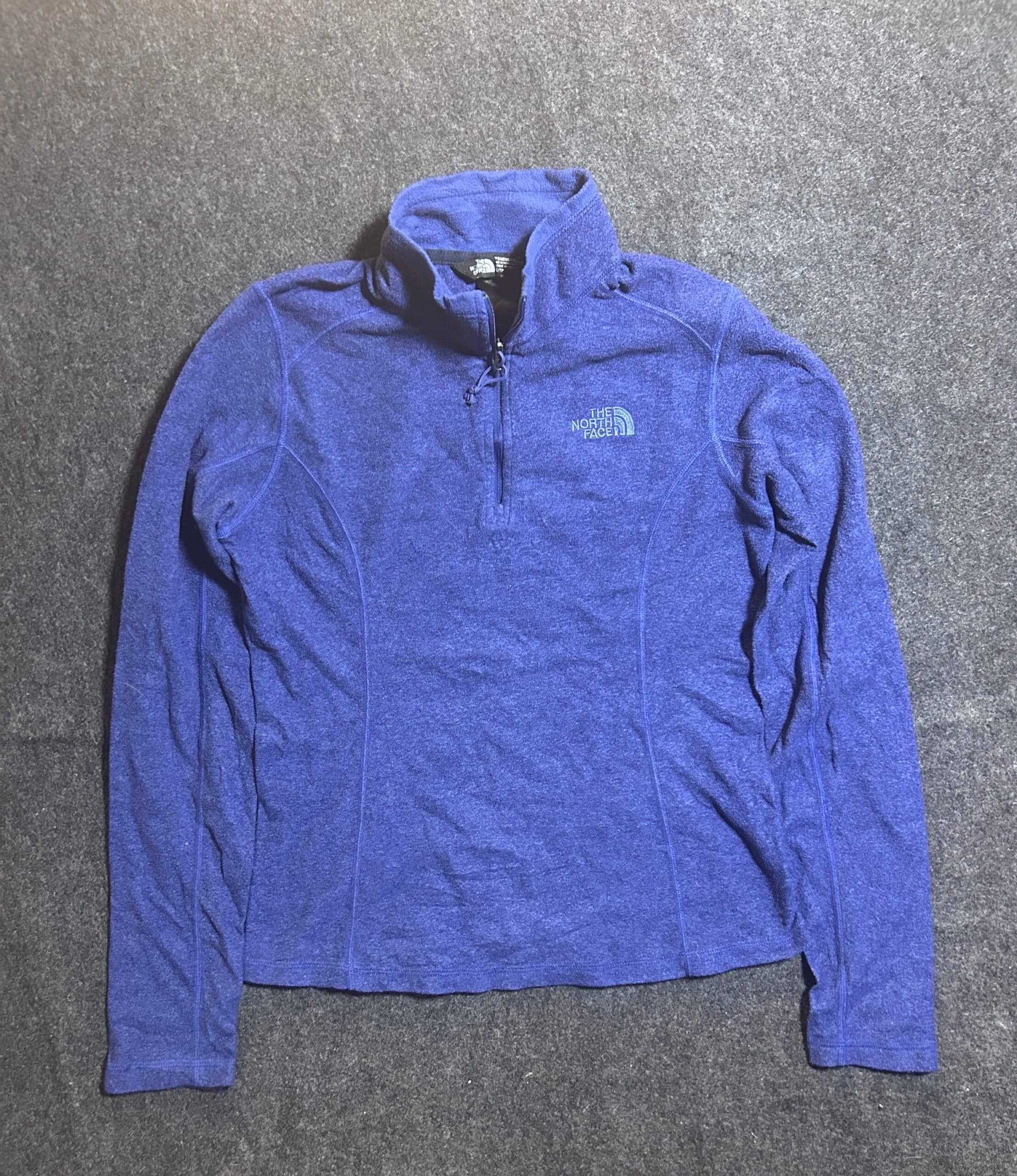 The North Face Women’s Blue Quarter Zip Fleece Sweatshirt | Small
