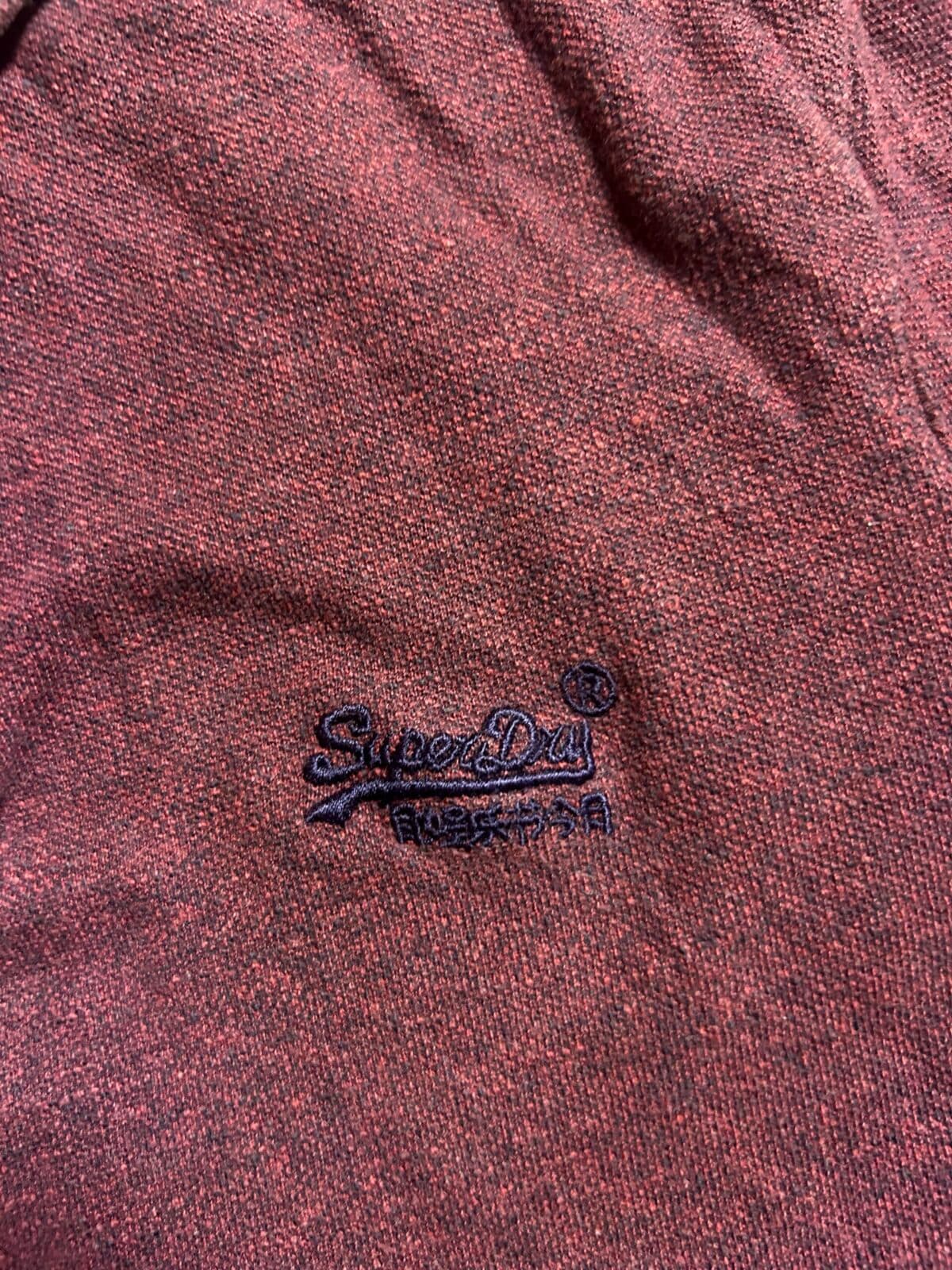 Superdry thrift polo shirt India close-up