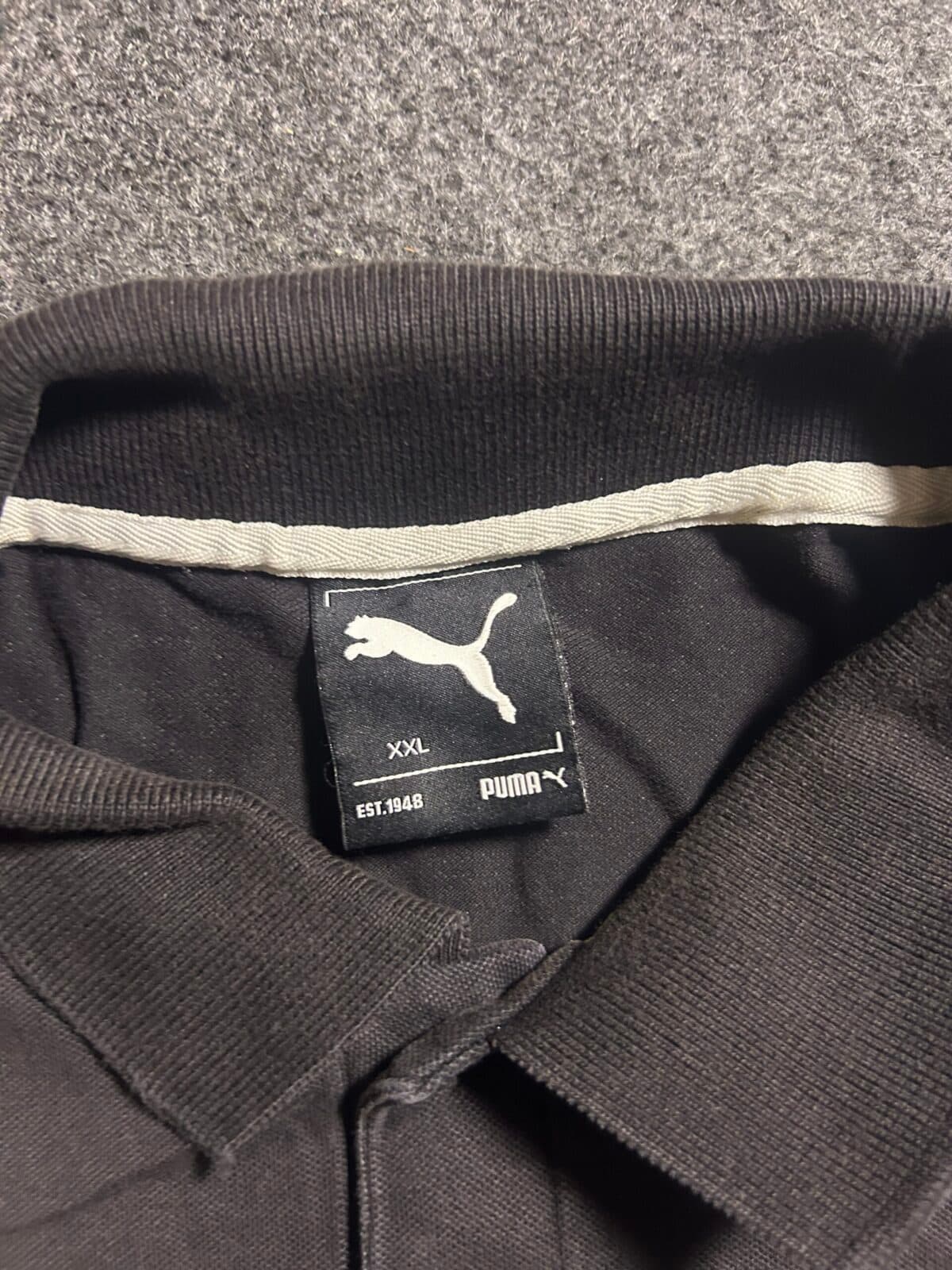 Puma thrift polo shirt India detail view