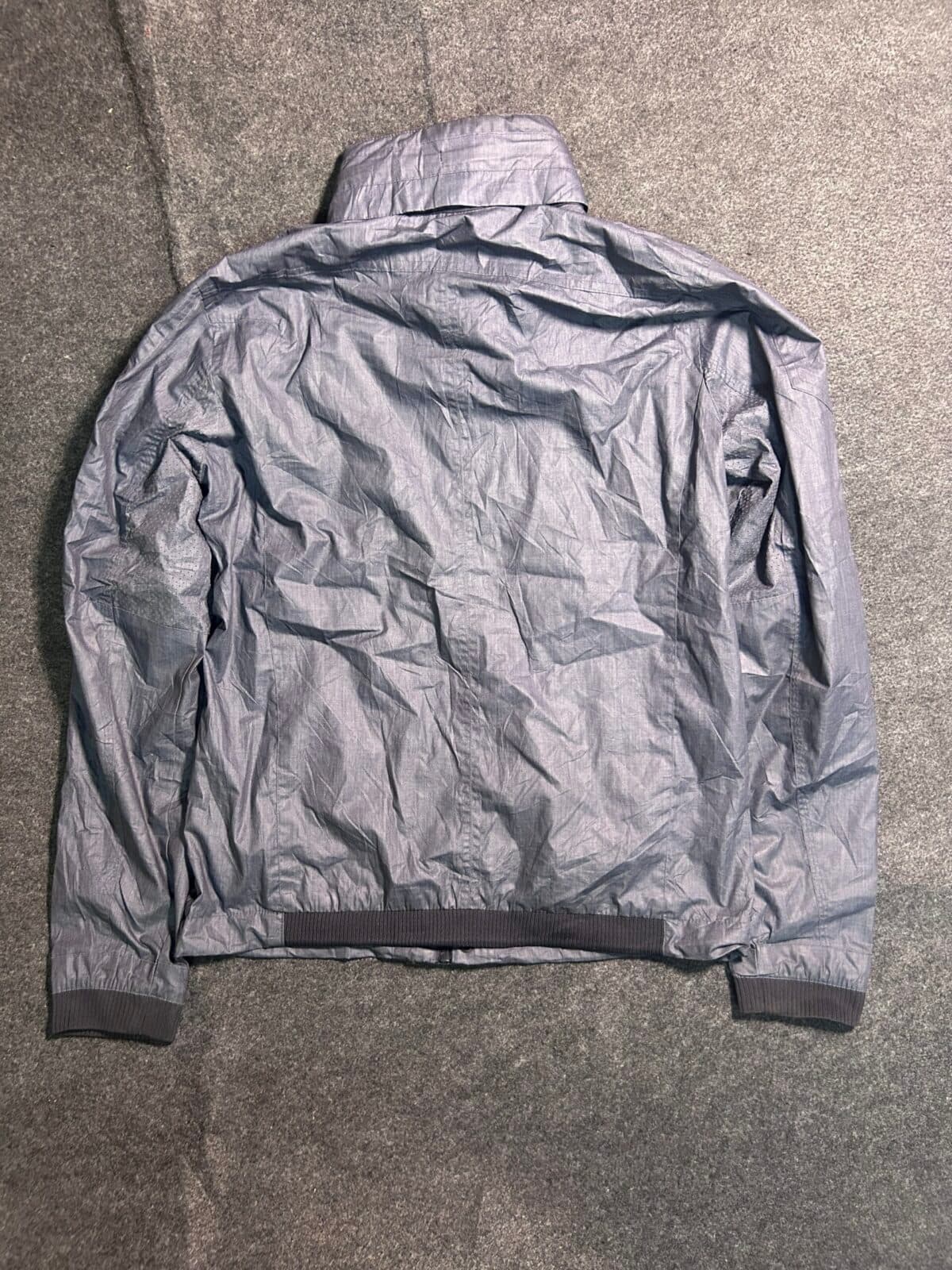 Branded thrift waterproof jacket India close-up
