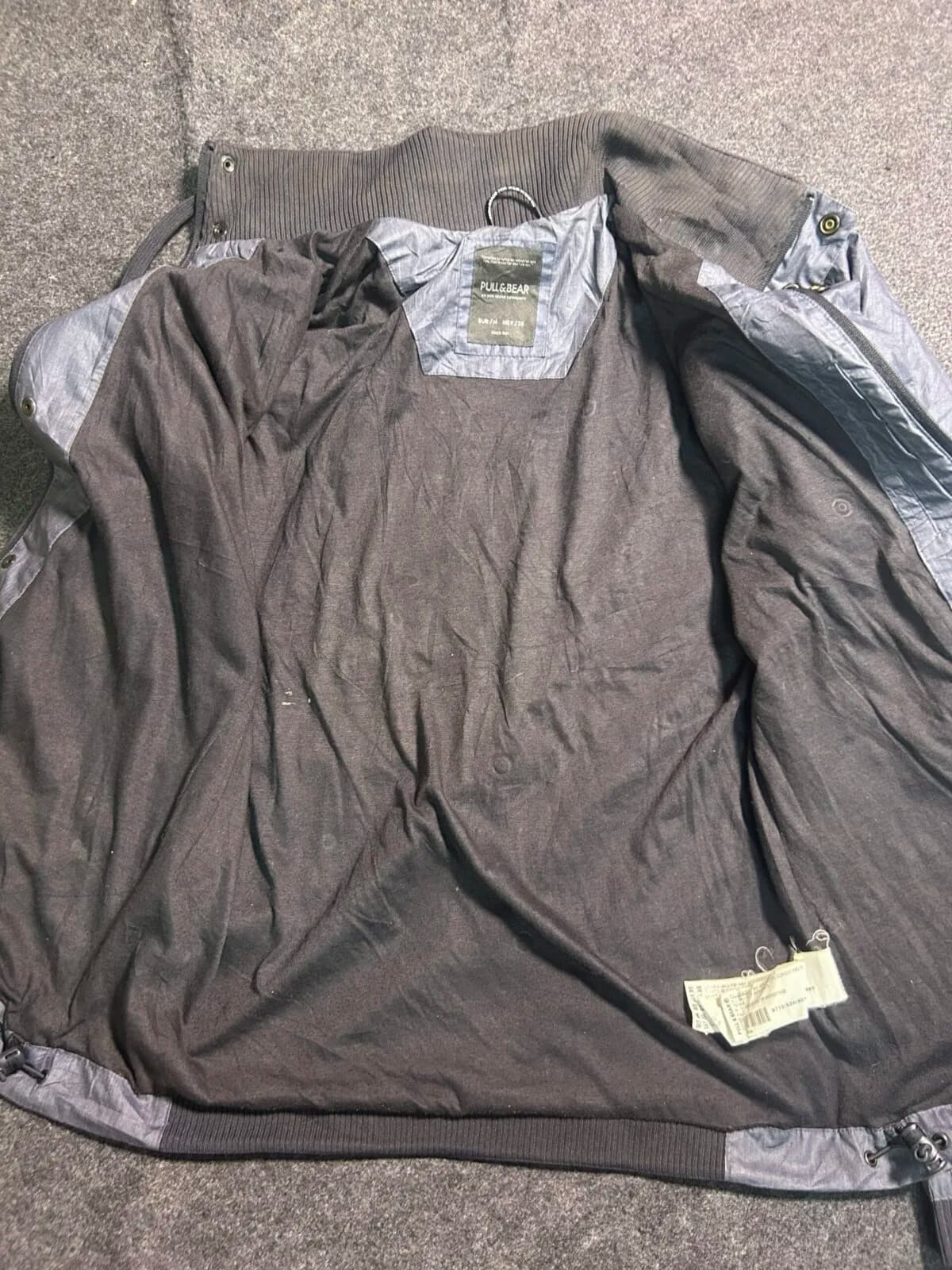 Branded thrift waterproof jacket India detail view