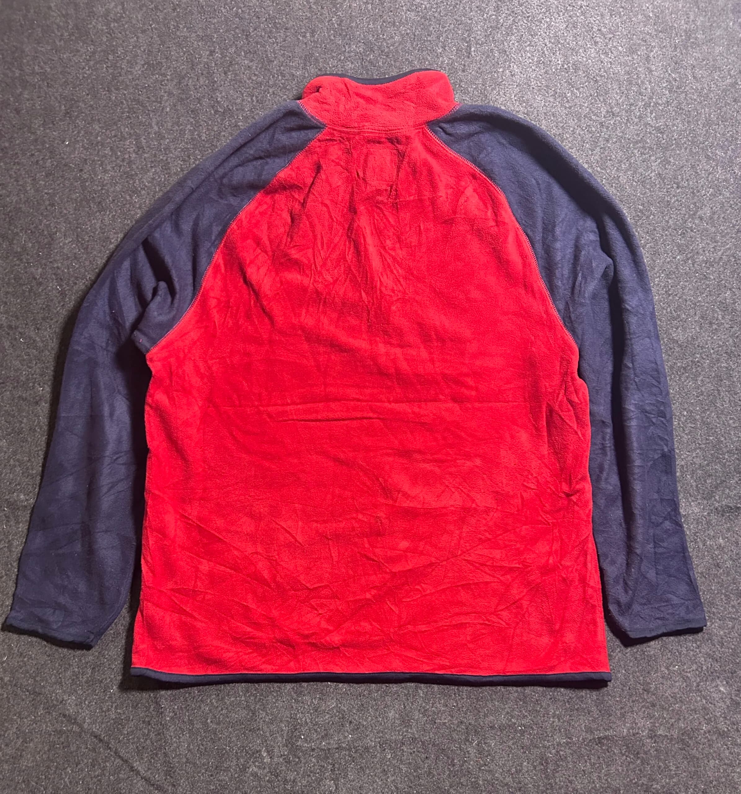 Branded thrift fleece jacket India back view