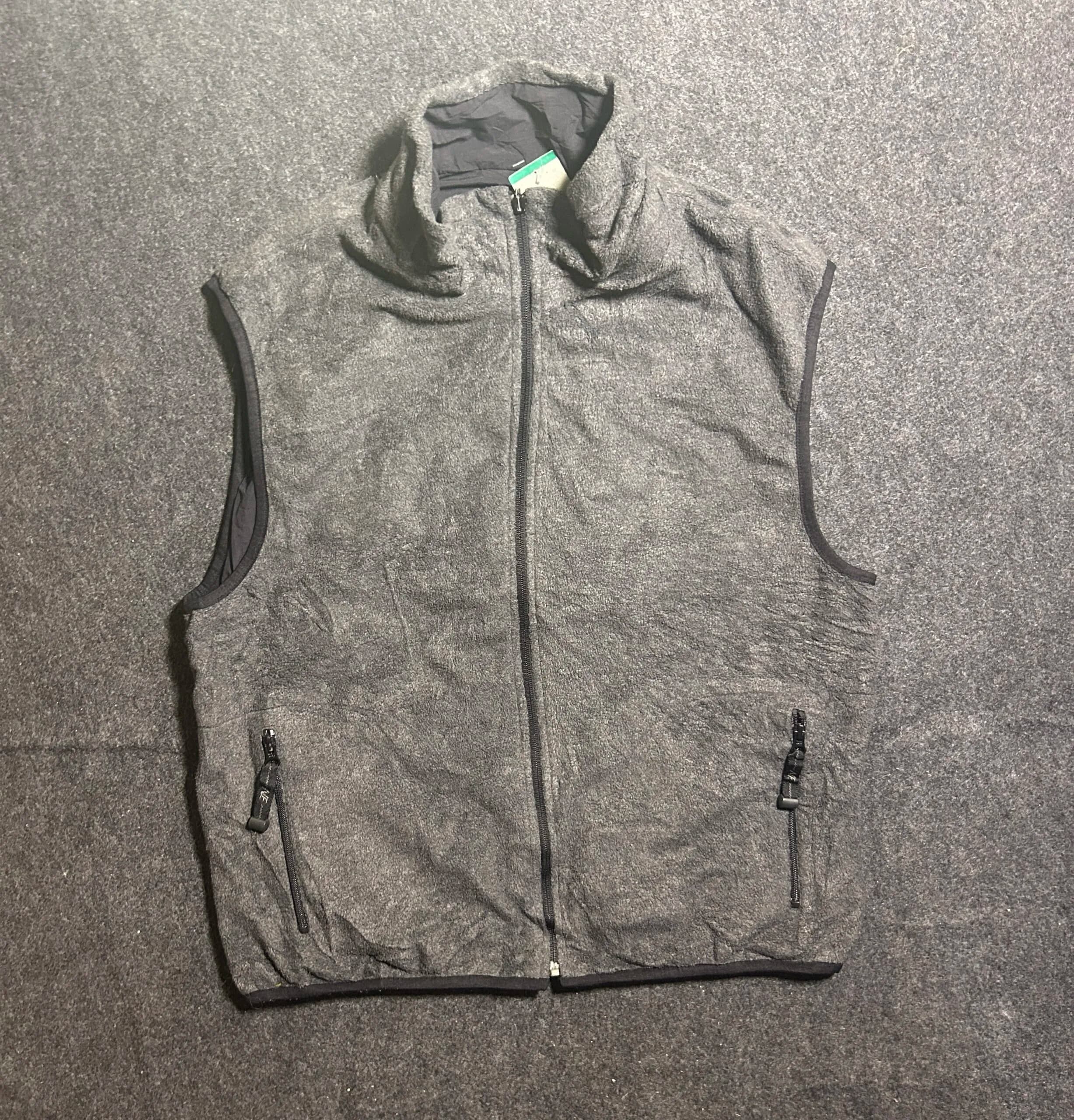 Branded thrift fleece jacket India back view