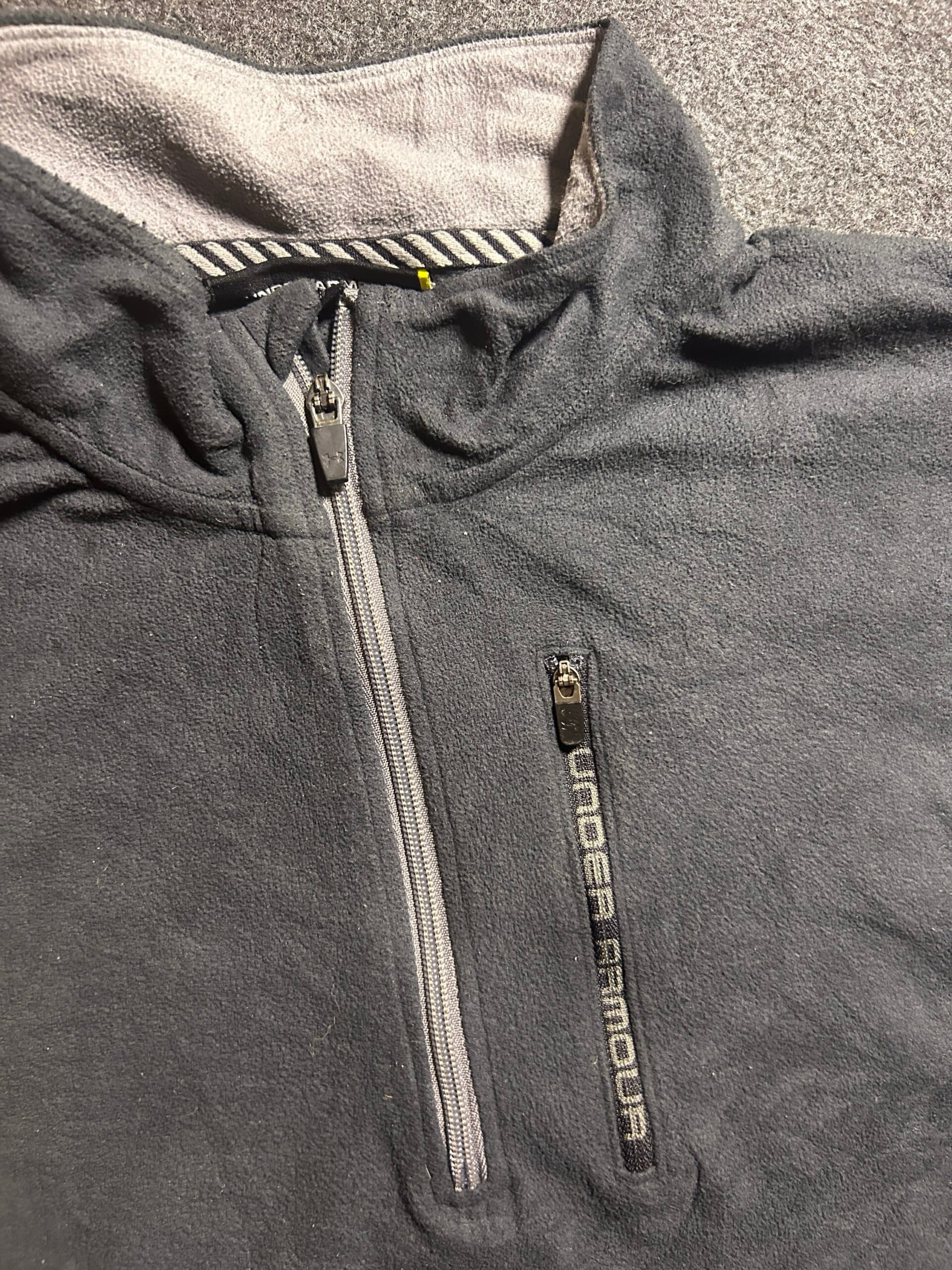 Under Armour thrift fleece jacket India detail view