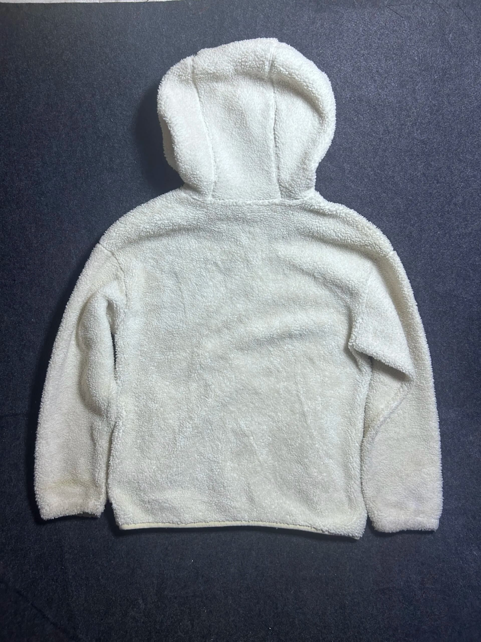Branded thrift fleece jacket India back view