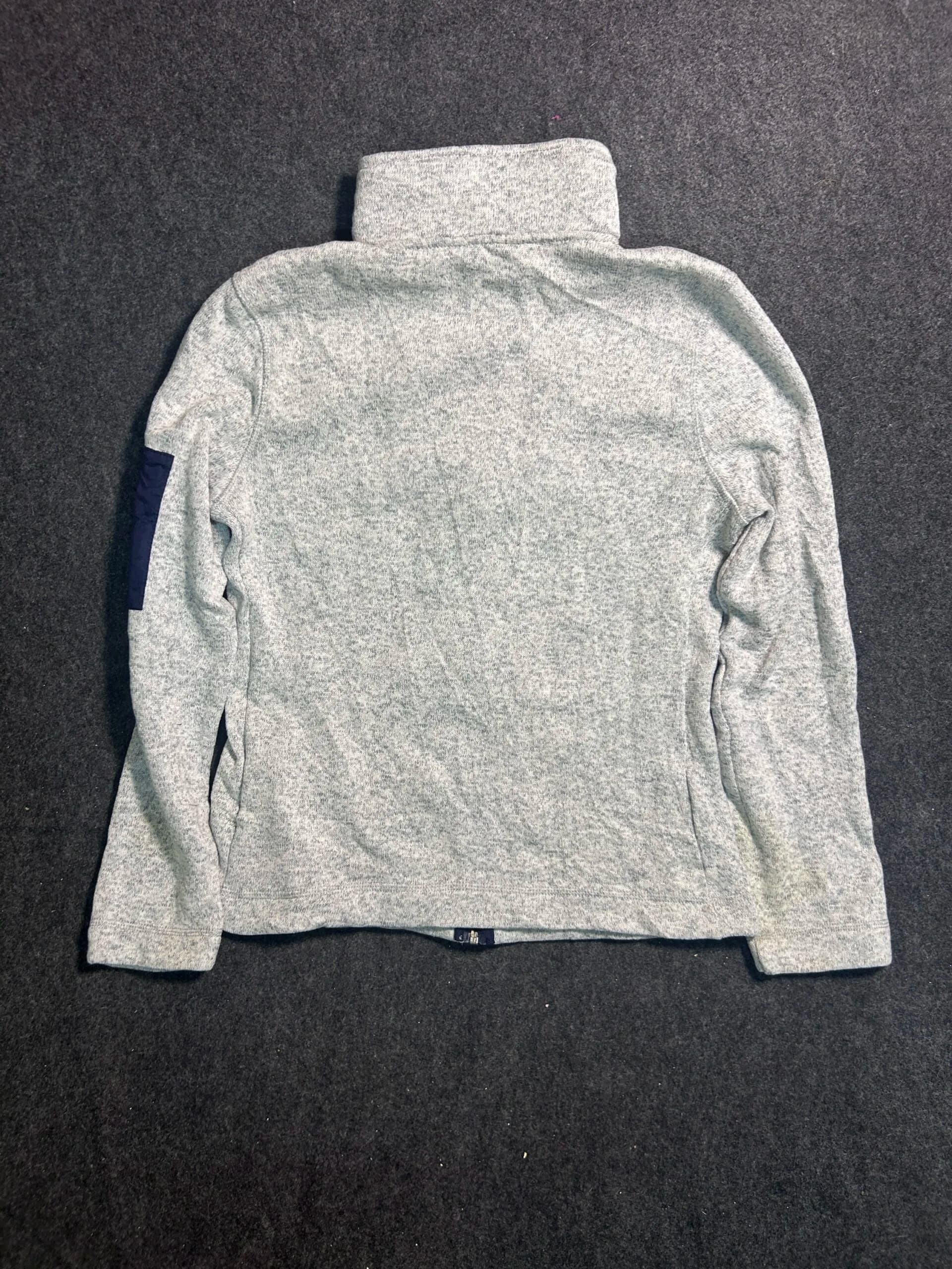 Branded thrift fleece jacket India back view