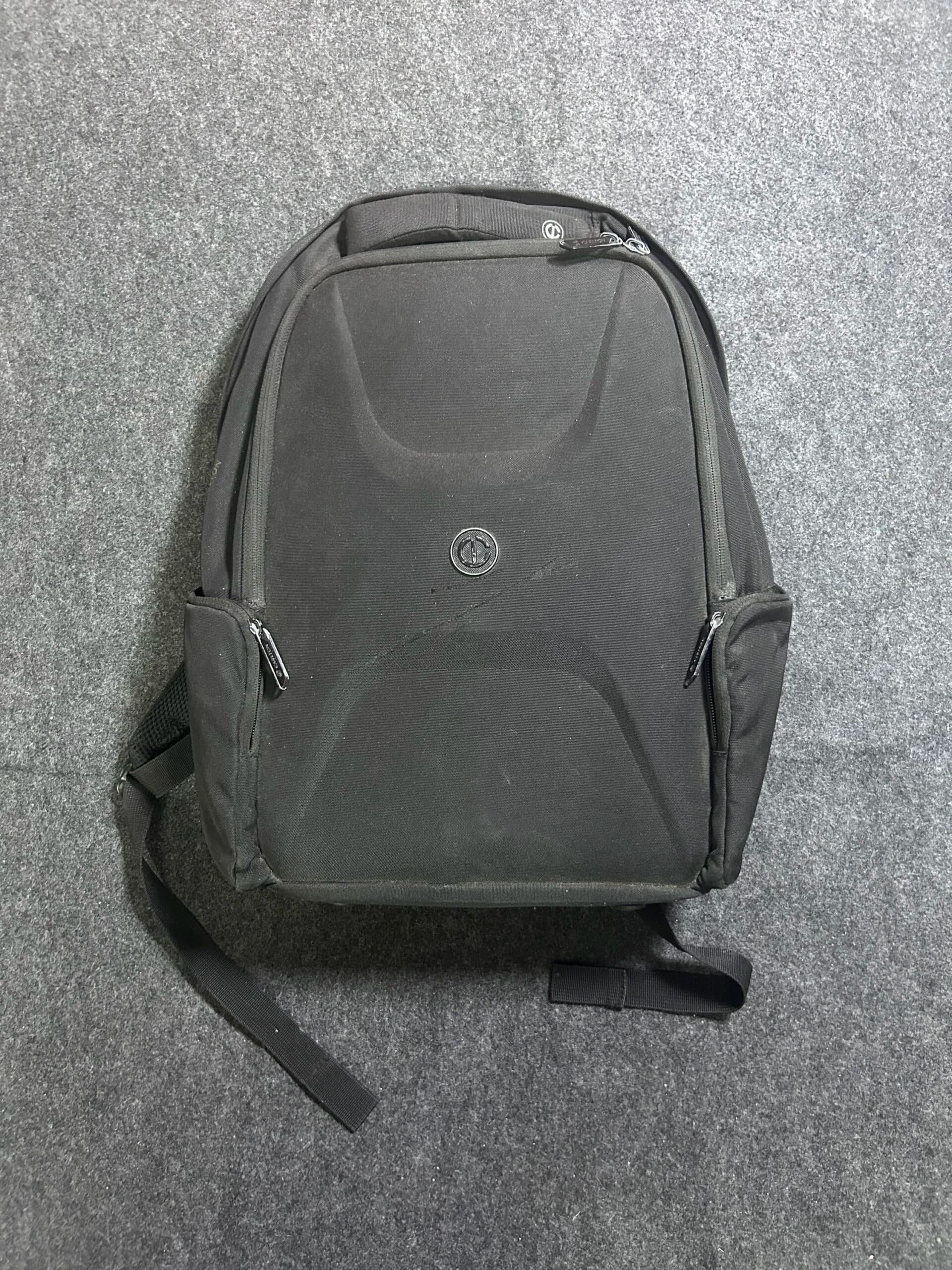 Carlton Dorset Secure Laptop Backpack Jet Black thrift clothing India