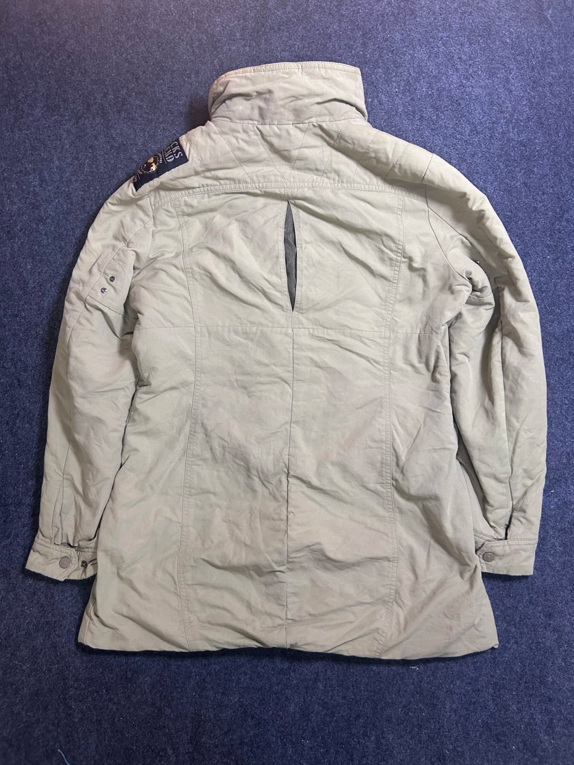 Branded thrift winter jacket India back view