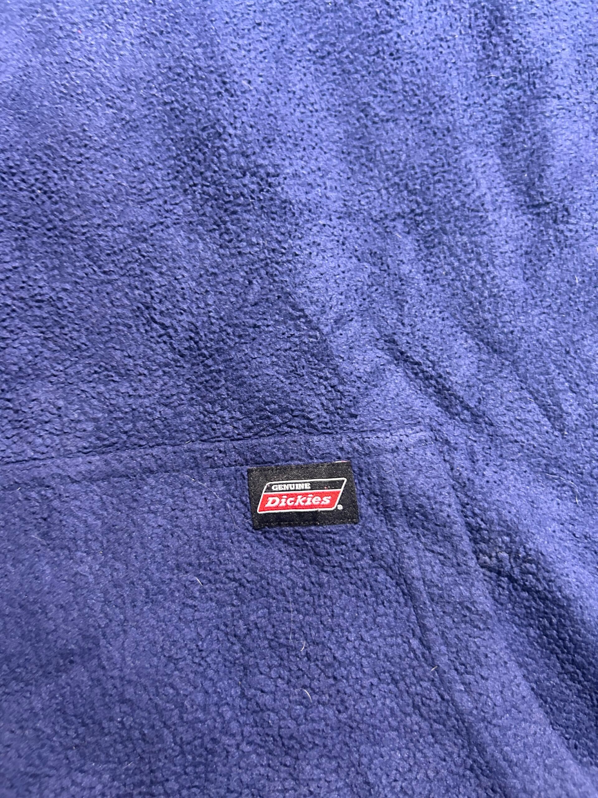 Branded thrift fleece jacket India close-up