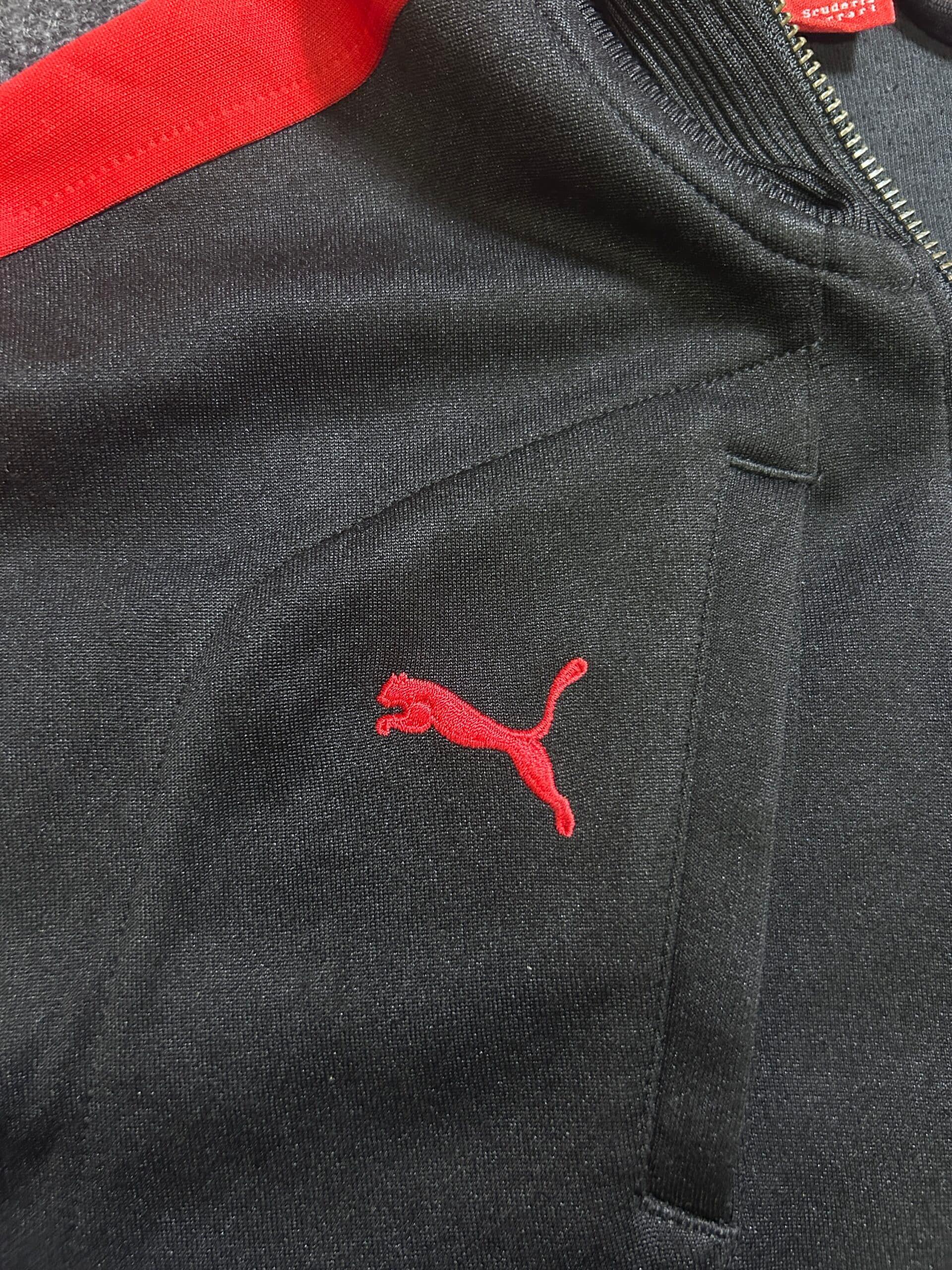 Puma thrift track jacket India close-up