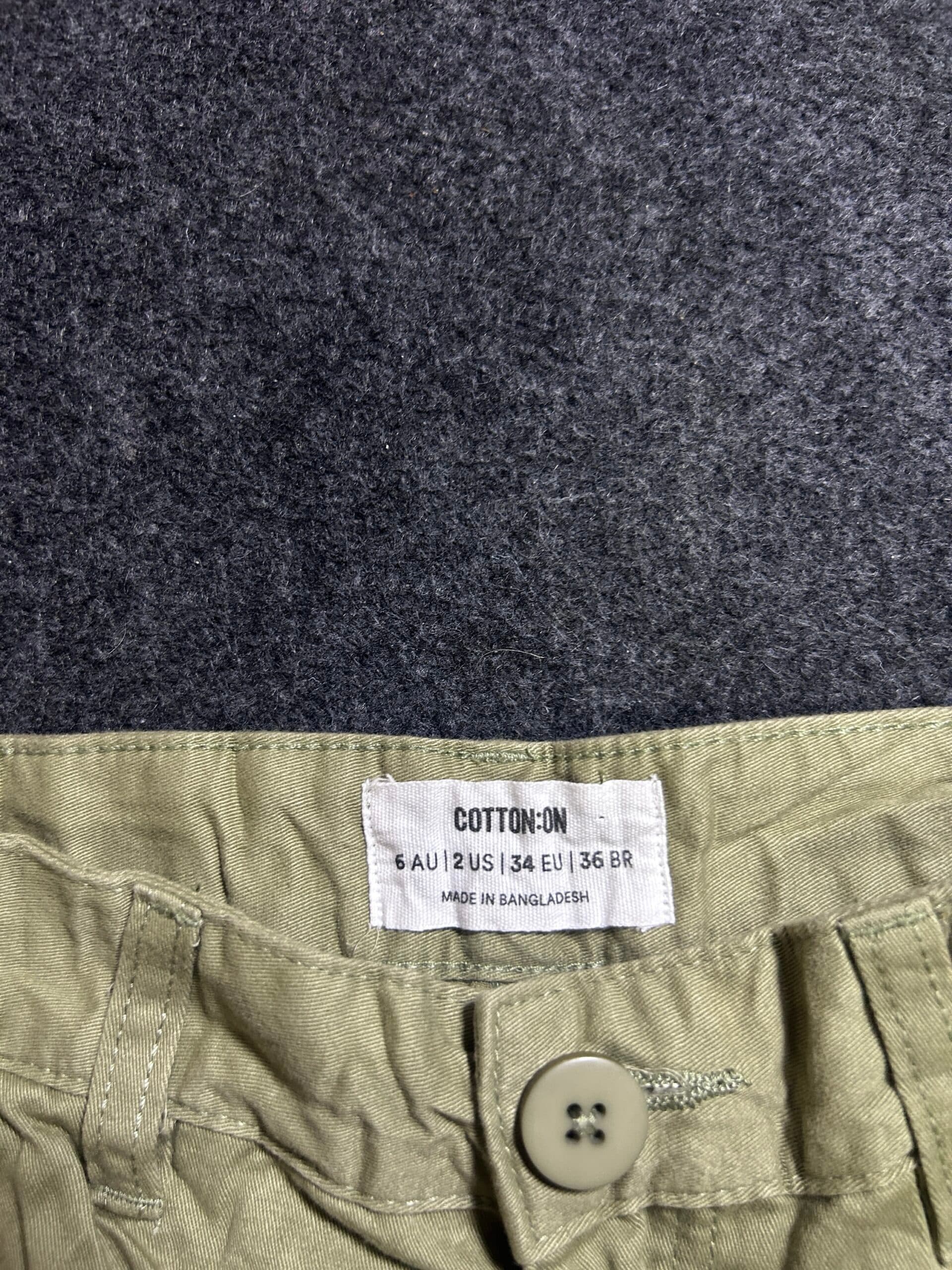 Branded thrift trousers India close-up