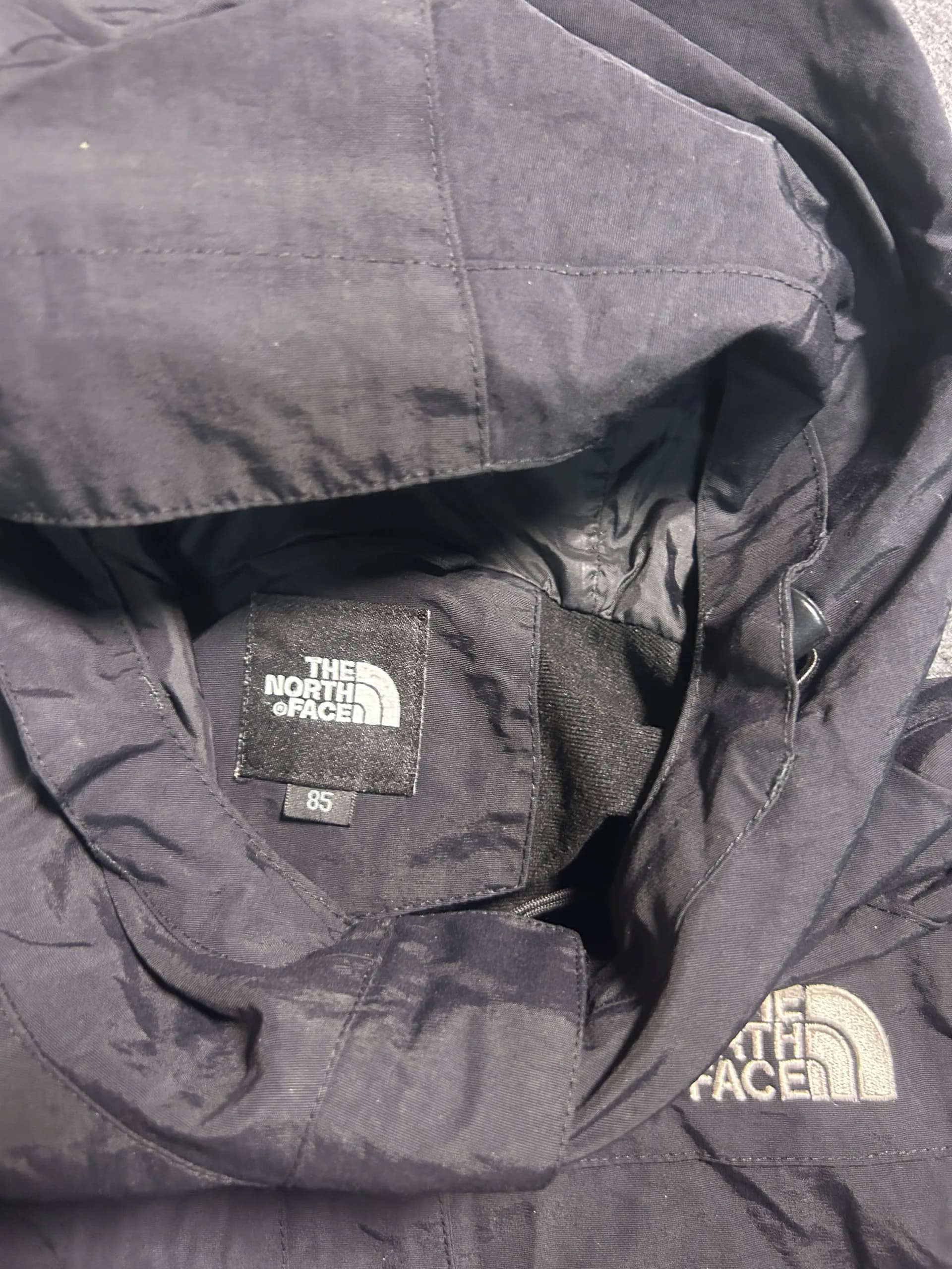 The North Face thrift jacket India close-up