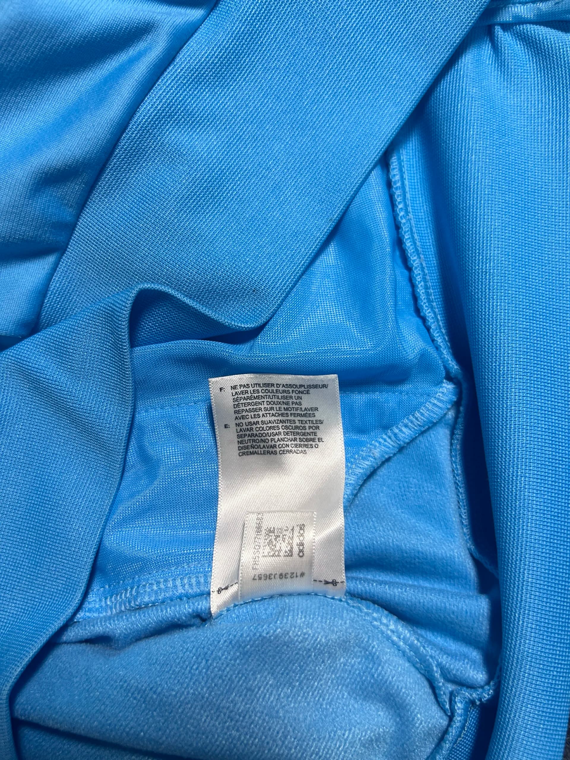 Adidas thrift track jacket India close-up