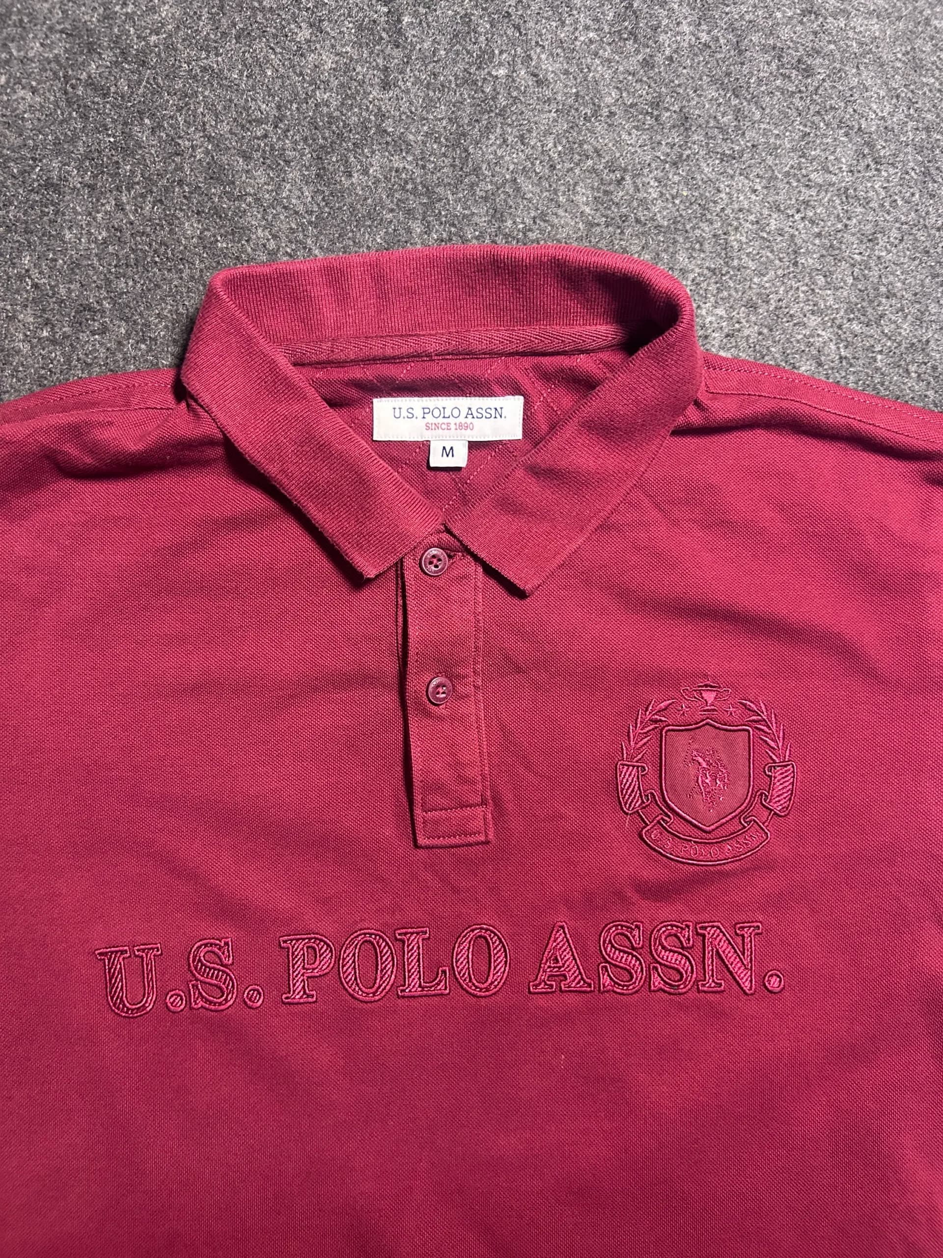 U.S. Polo Assn. thrift polo shirt India close-up