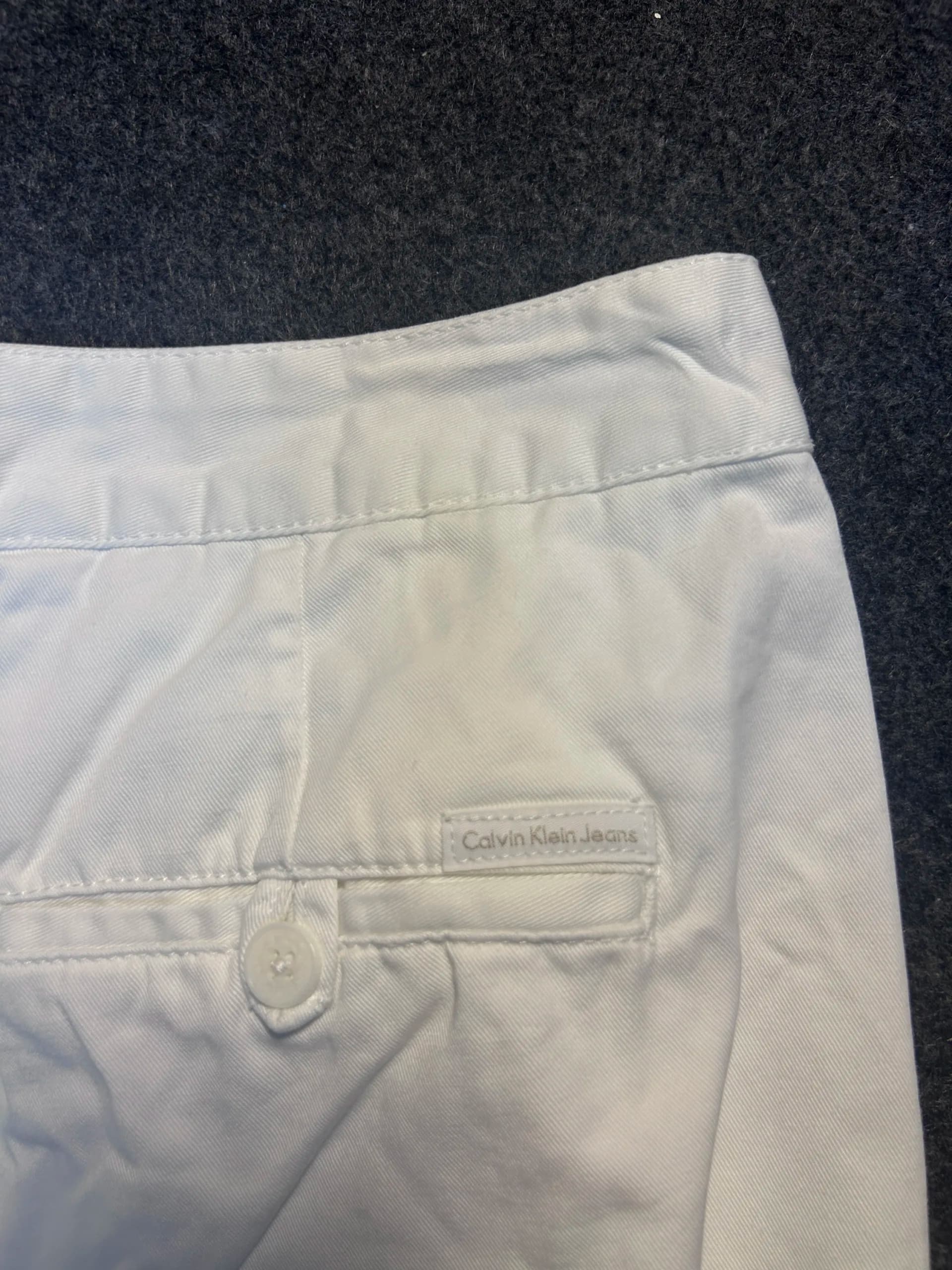Calvin Klein thrift chinos India detail view