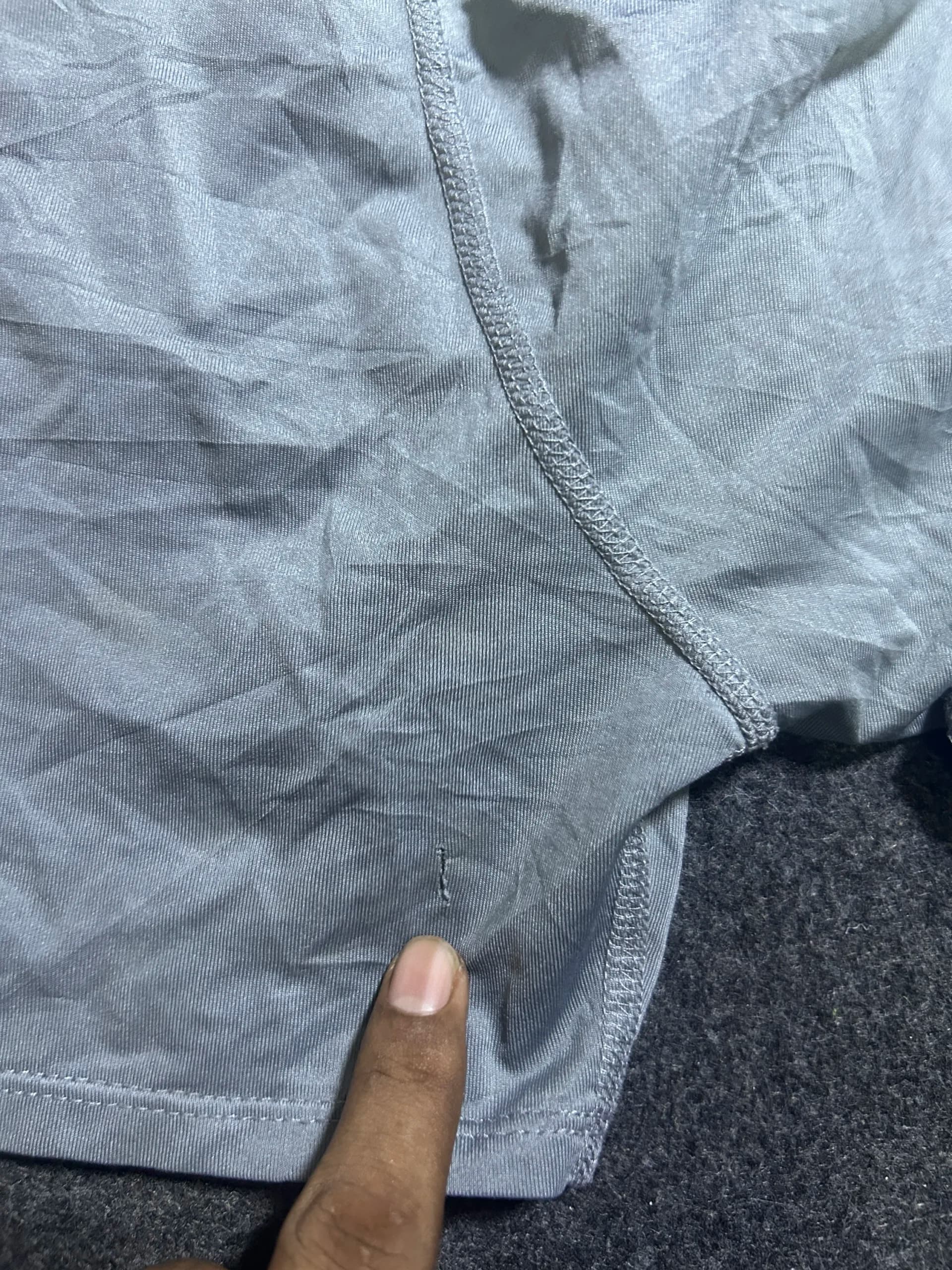 Adidas thrift shorts India detail view