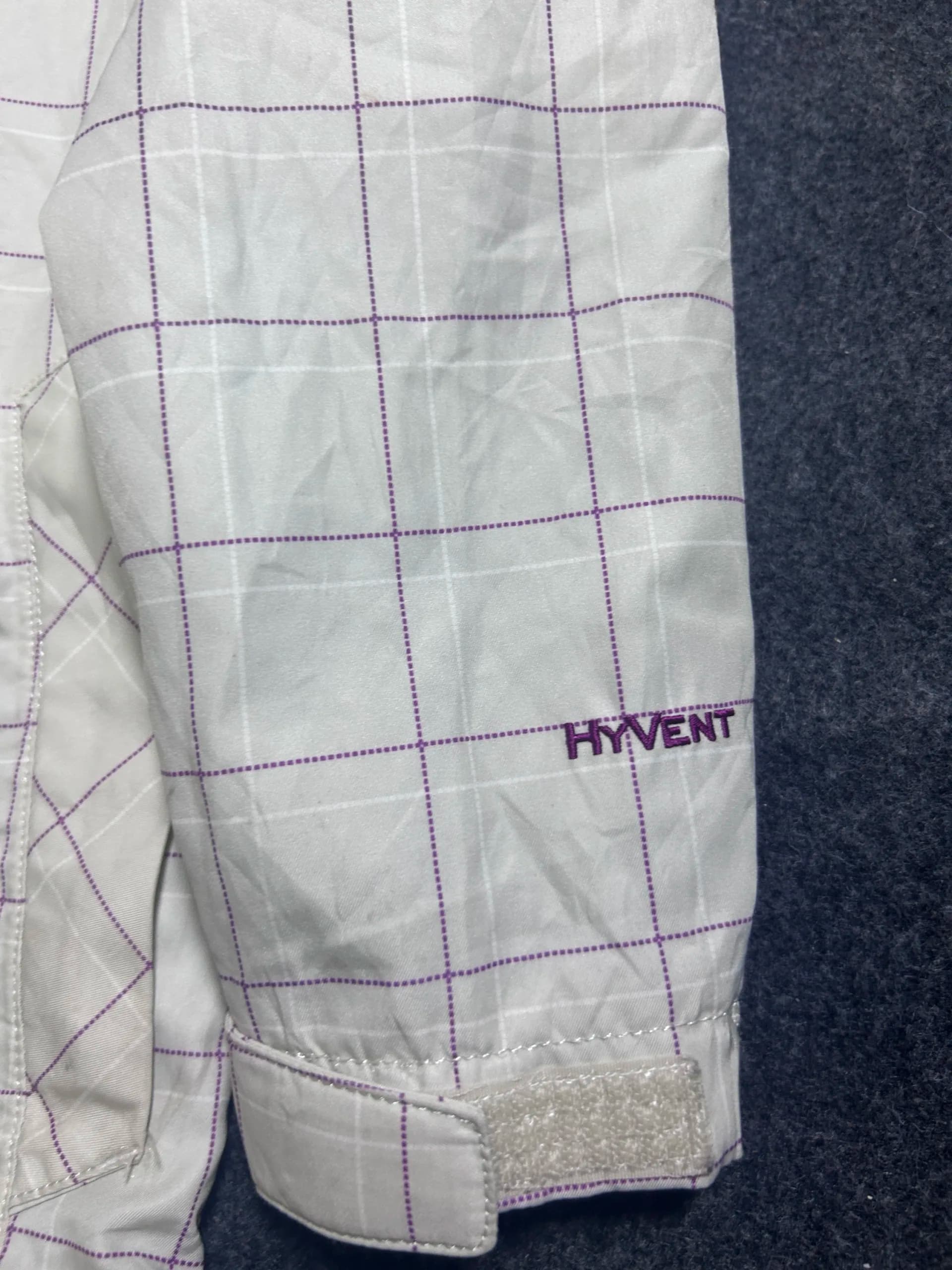 The North Face HyVent thrift waterproof jacket India close-up