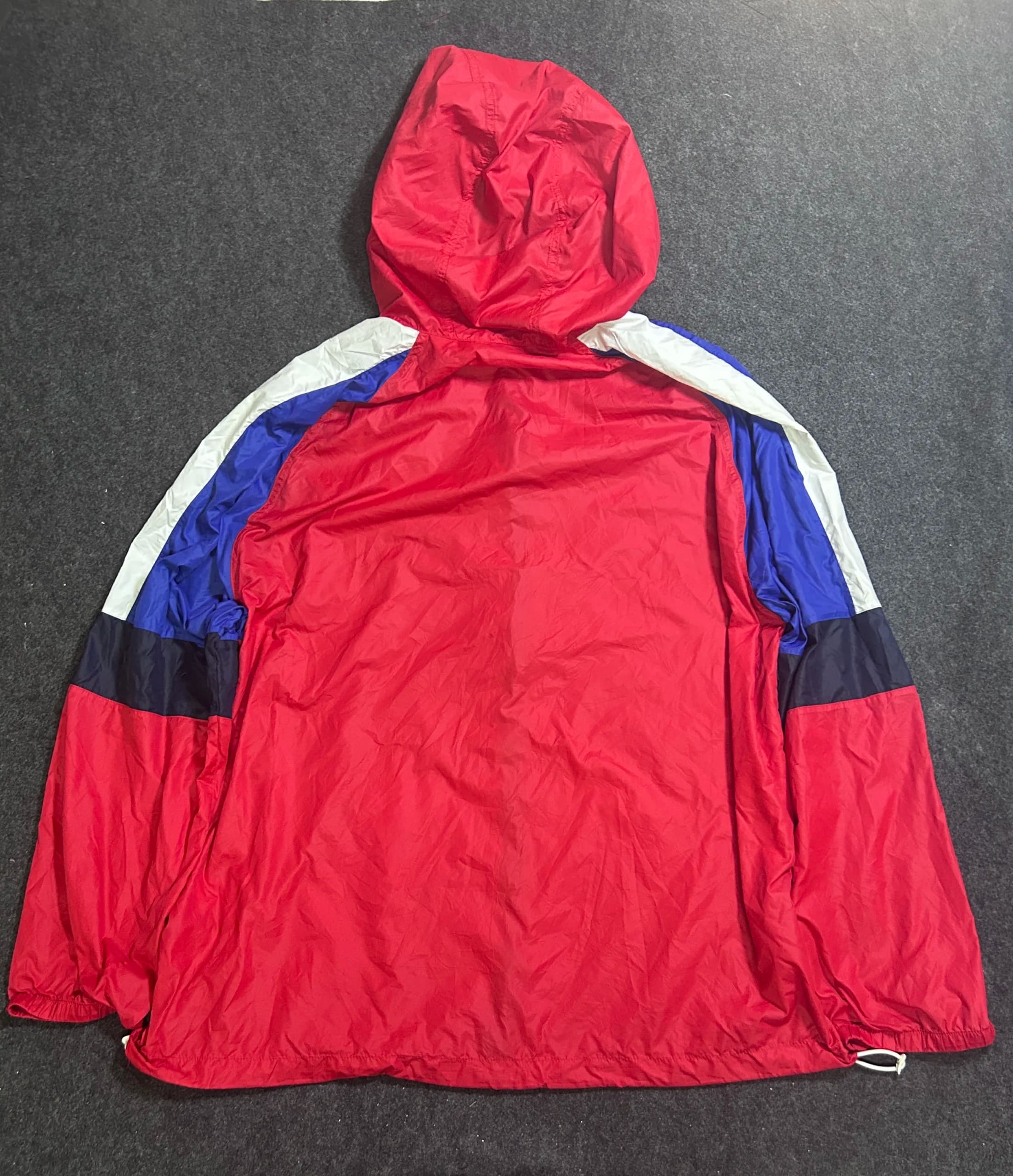 Branded thrift windbreaker jacket India back view