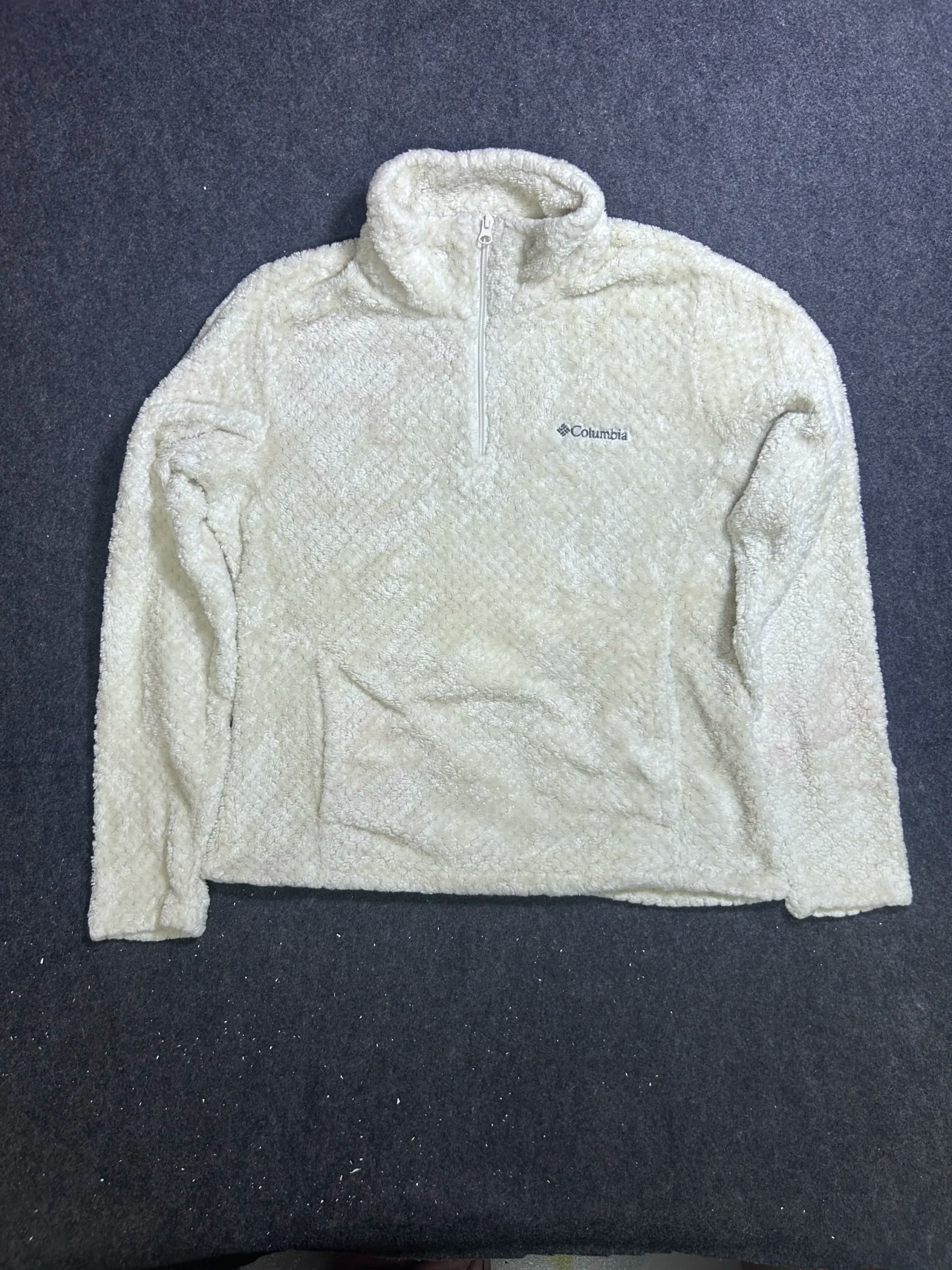 Columbia thrift fleece jacket India back view