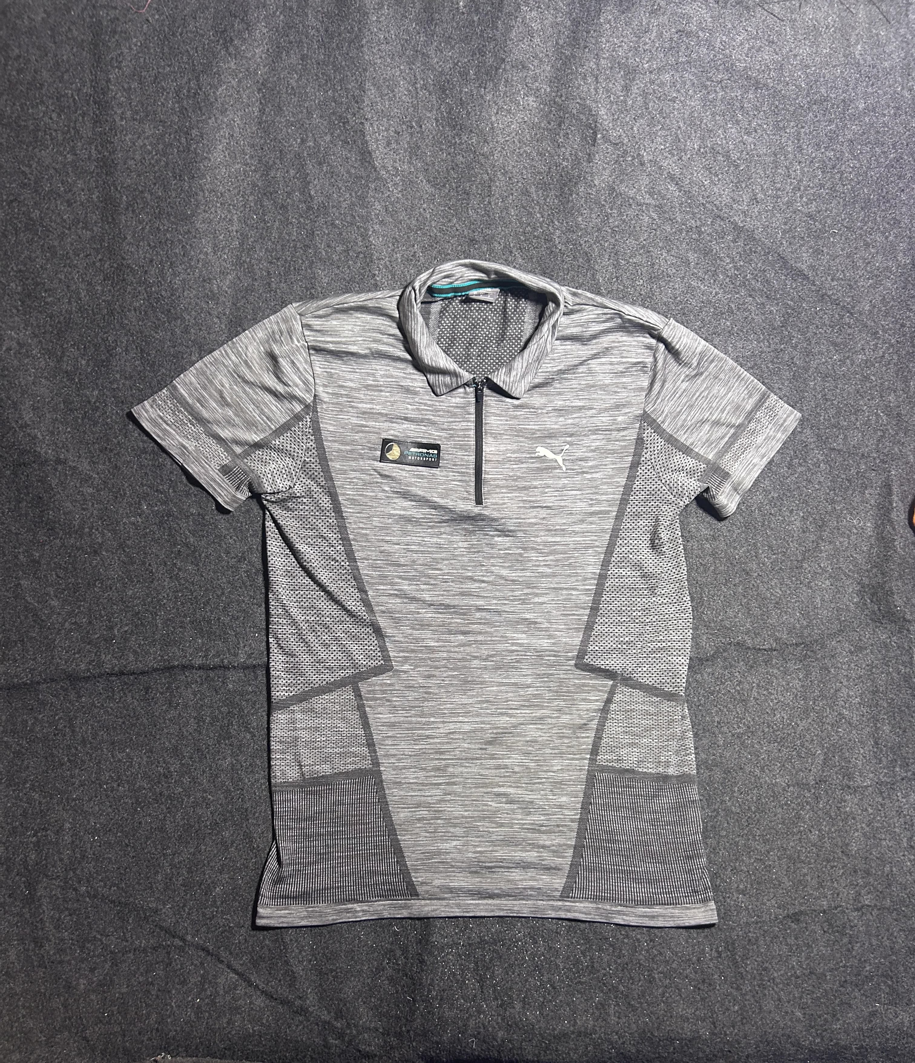 PUMA Mercedes-AMG Petronas Motorsport Performance Polo Shirt – Grey | M/L