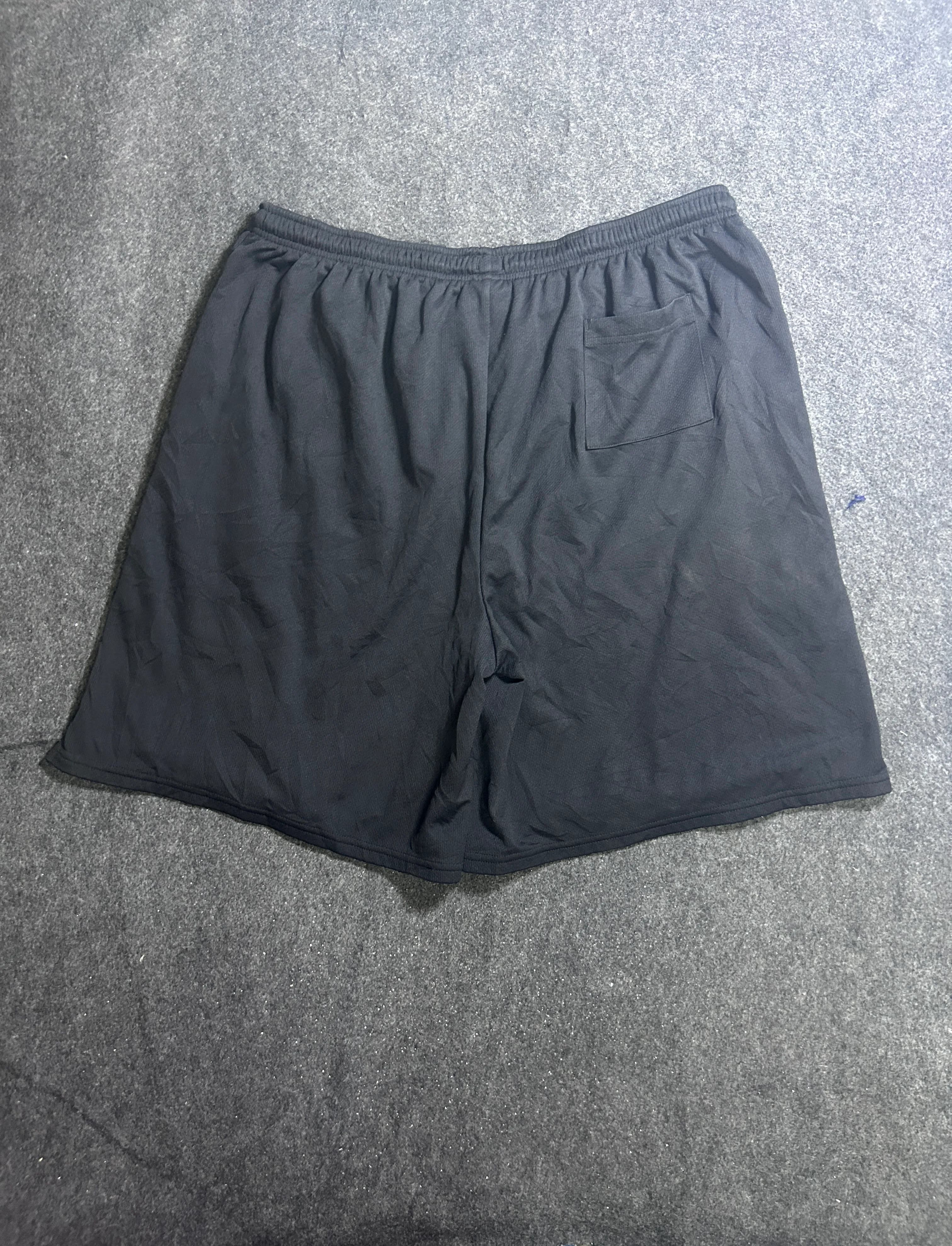 Reebok NFL Atlanta Falcons Vintage Black Mesh Basketball-Style Shorts | XXL
