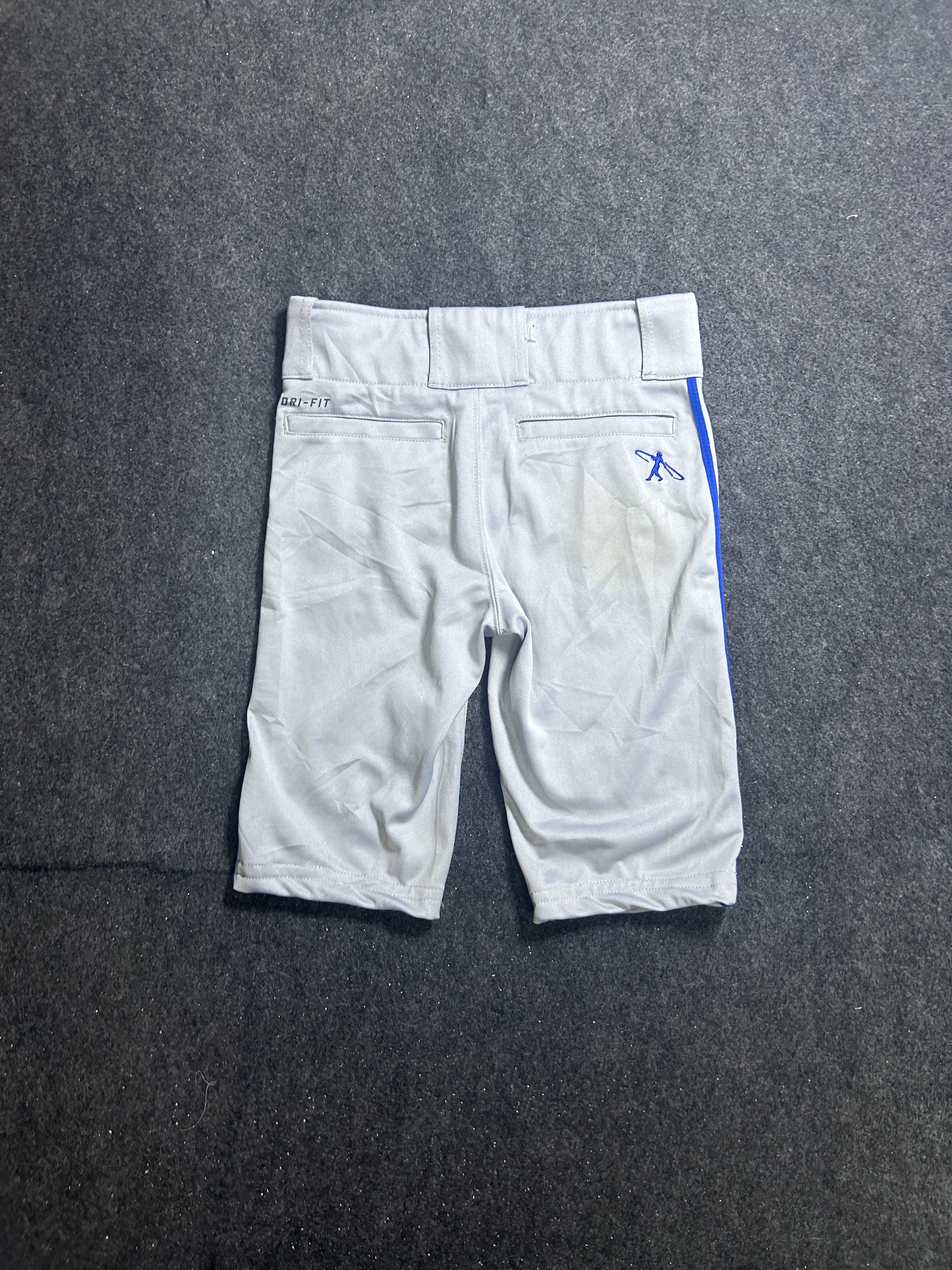 Nike Dri-FIT Athletic Shorts – White/Blue | Size S