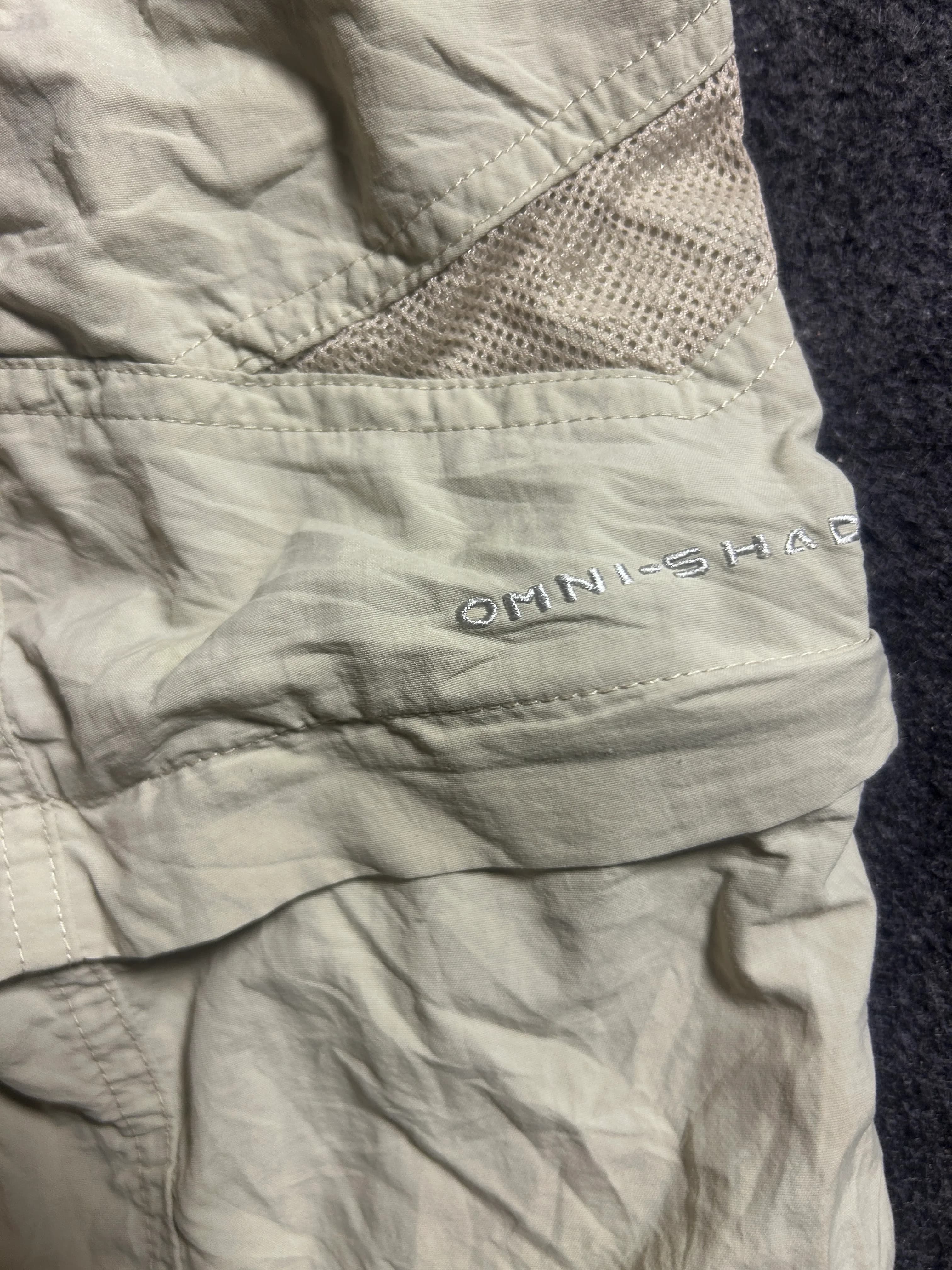 Columbia PFG Convertible Cargo Pants – Omni-Shade Lightweight Outdoor Trousers M