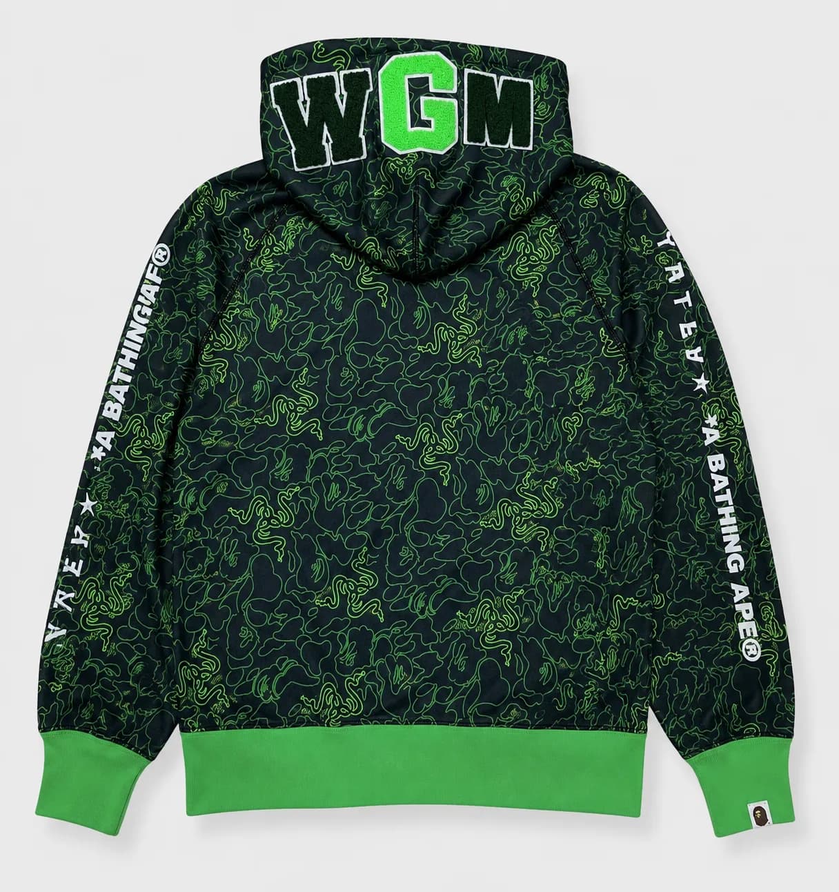 Branded thrift hoodie India close-up