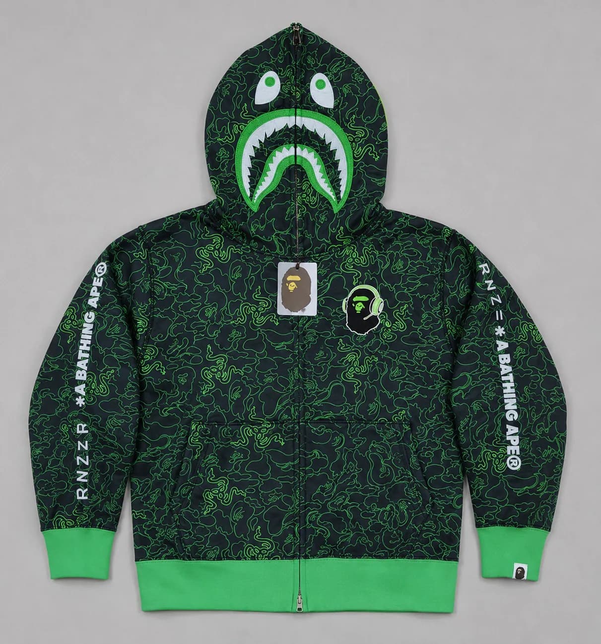 Branded thrift hoodie India back view
