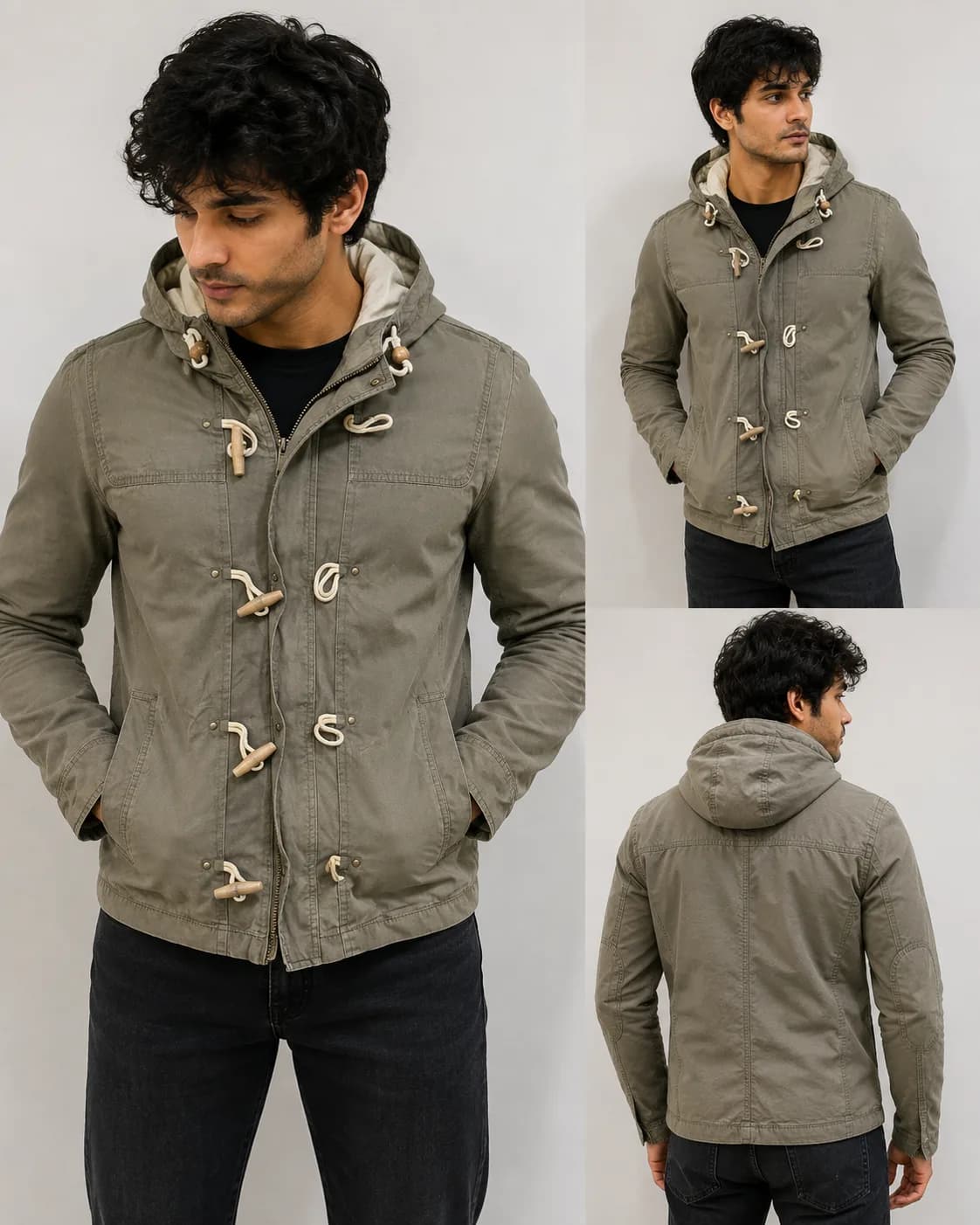 Branded thrift parka jacket India