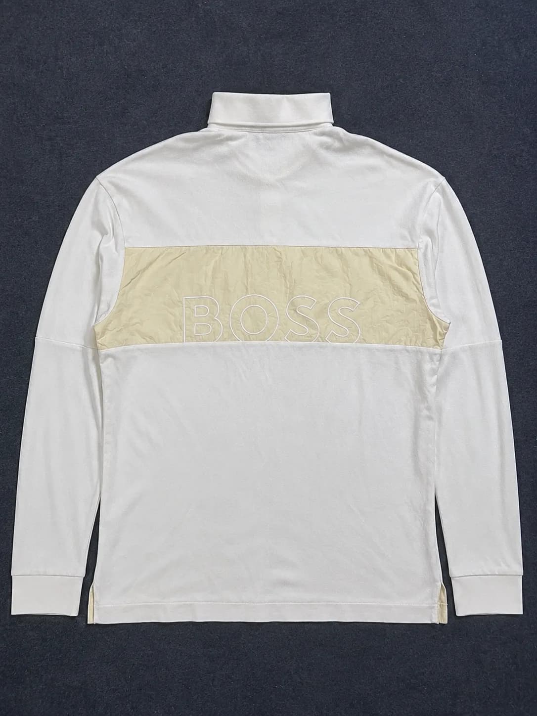 Branded thrift polo shirt India detail view