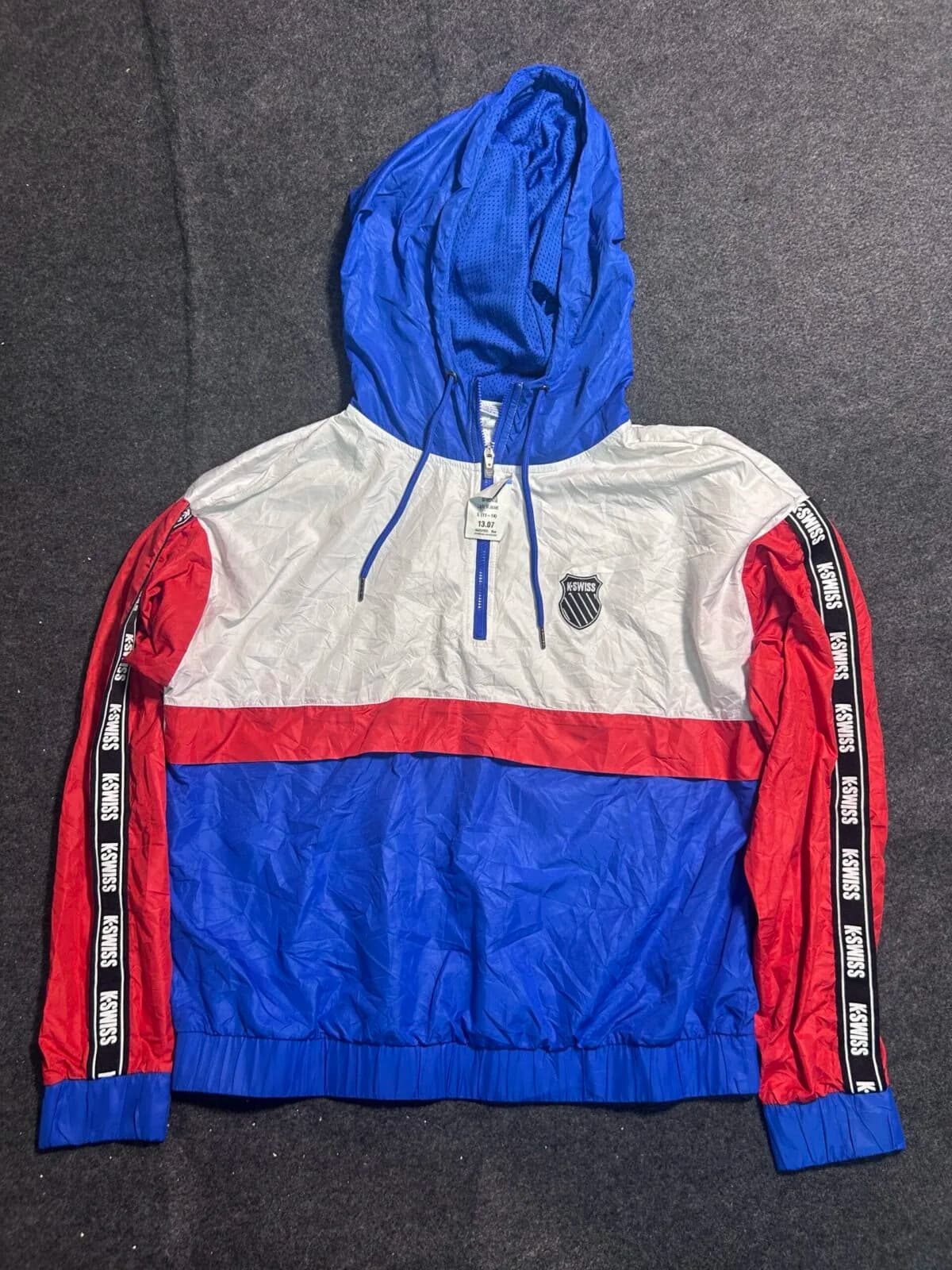 Branded thrift windbreaker jacket India back view
