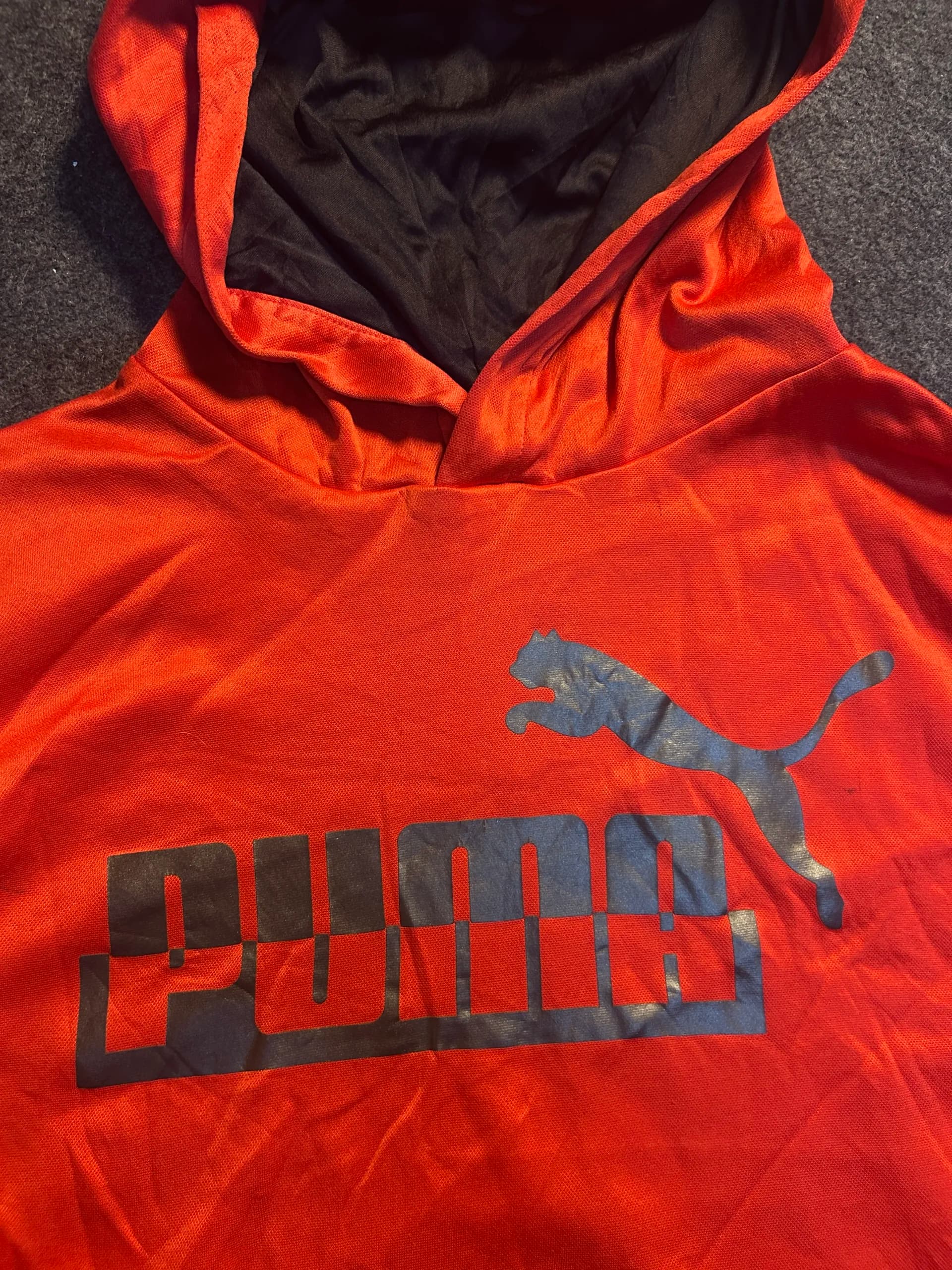 Puma thrift hoodie India detail view