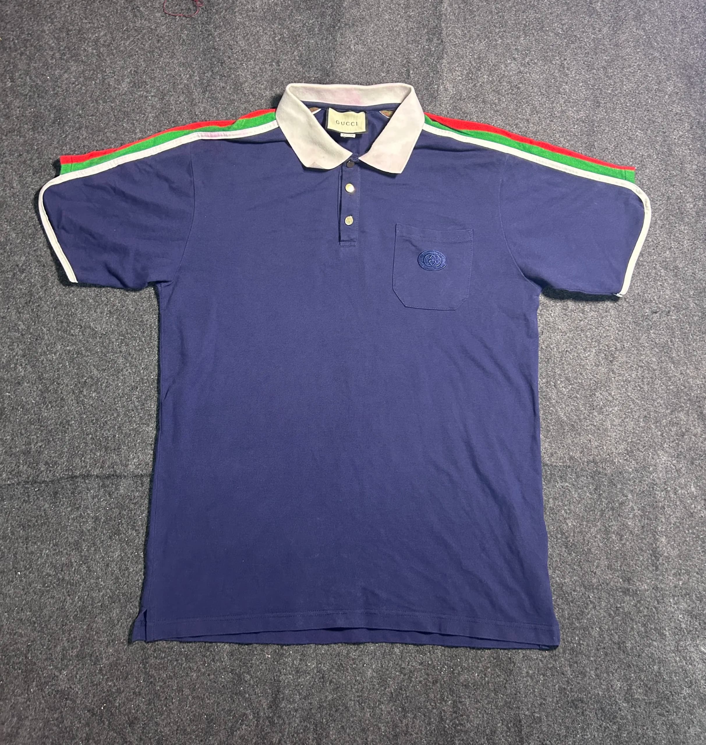 Branded thrift polo shirt India back view